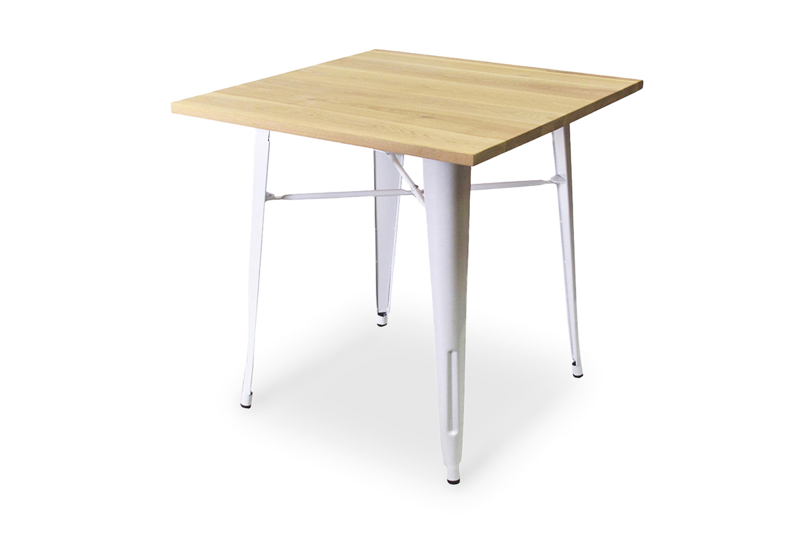 Amelie Table – White / Ash Wood Top 1