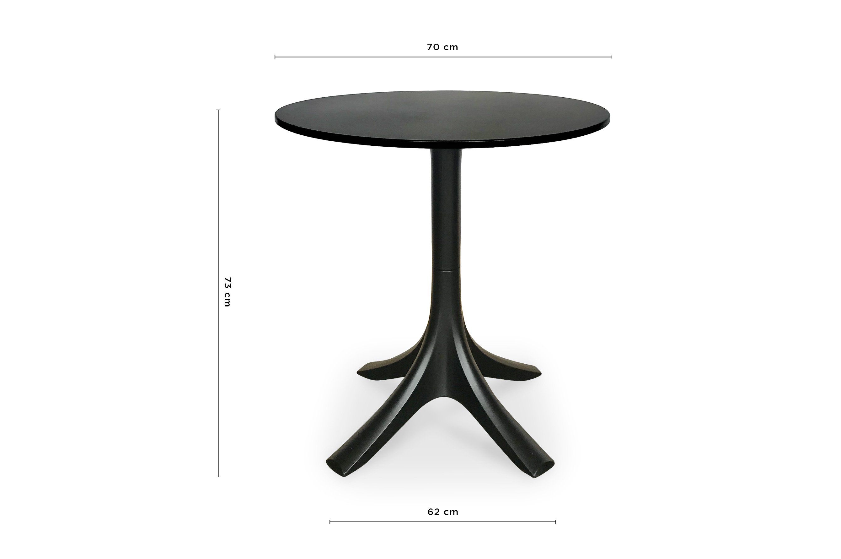 Canard Outdoor Table – Black 4