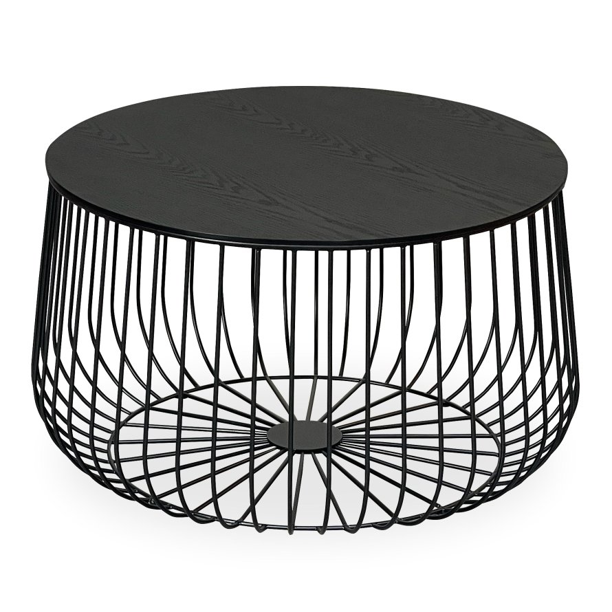 Novo Round Coffee Table Small – Black 13