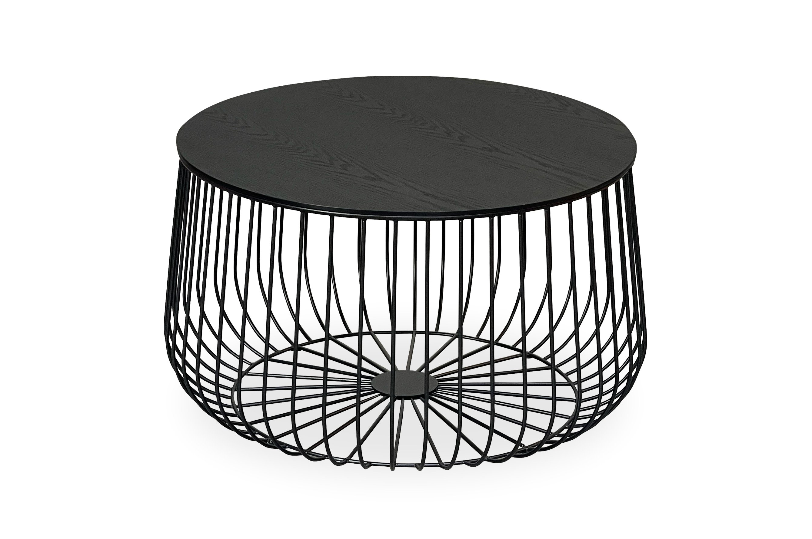 Novo Round Coffee Table Small – Black 1
