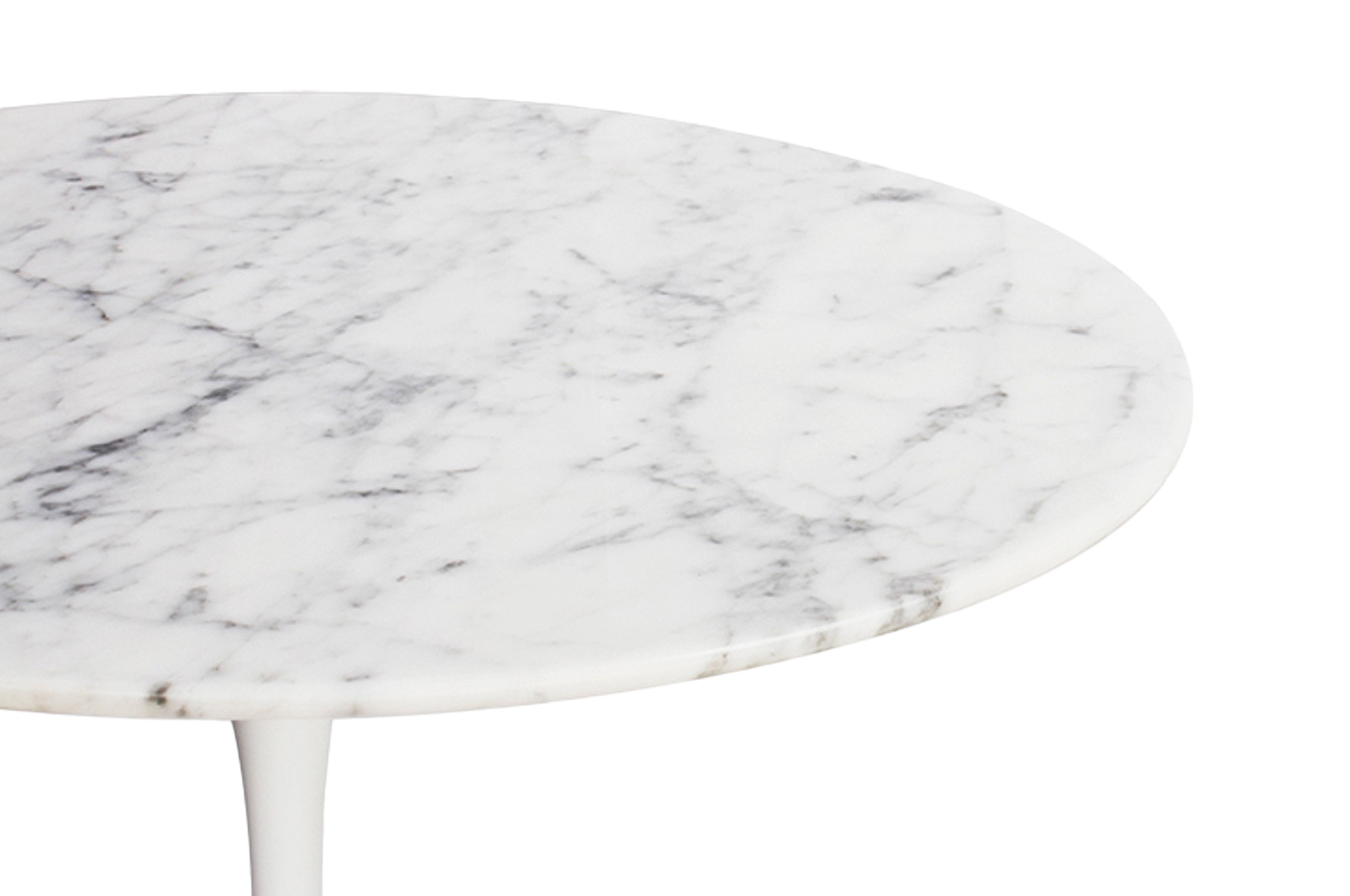 Replica Eero Saarinen Tulip Side Table – White Marble 4