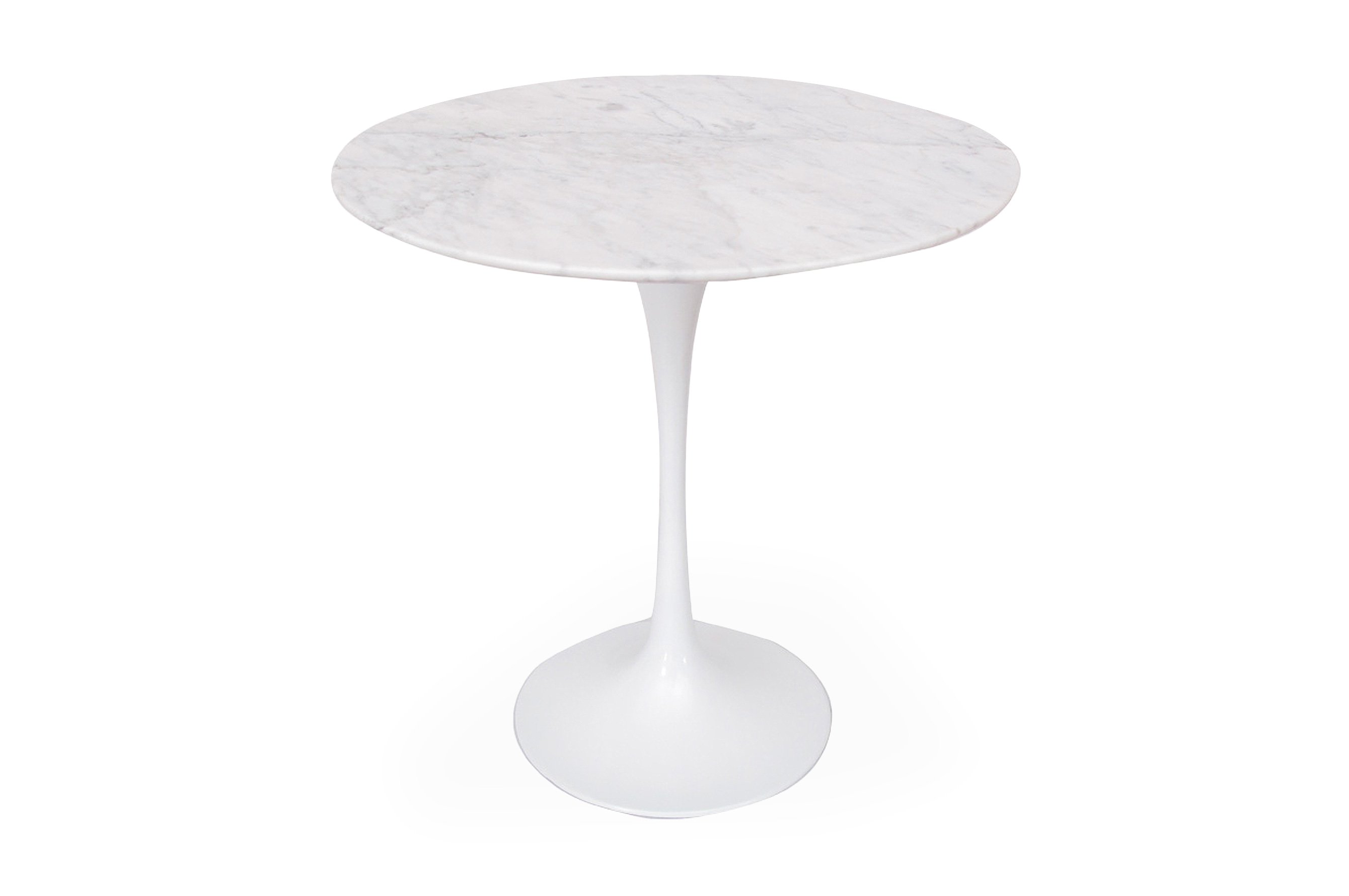 Replica Eero Saarinen Tulip Side Table – White Marble 3