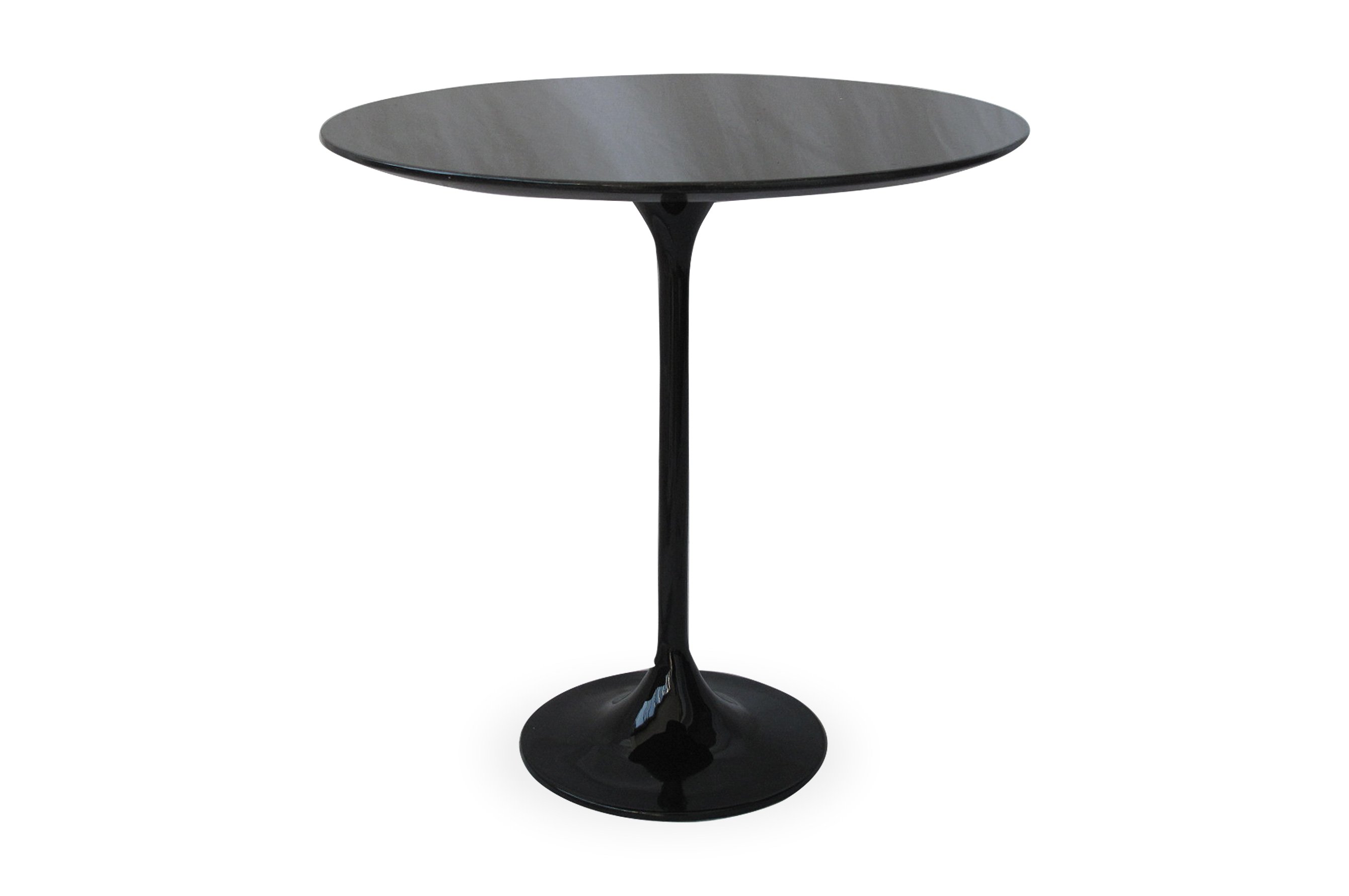Replica Eero Saarinen Tulip Side Table – Black Granite 1