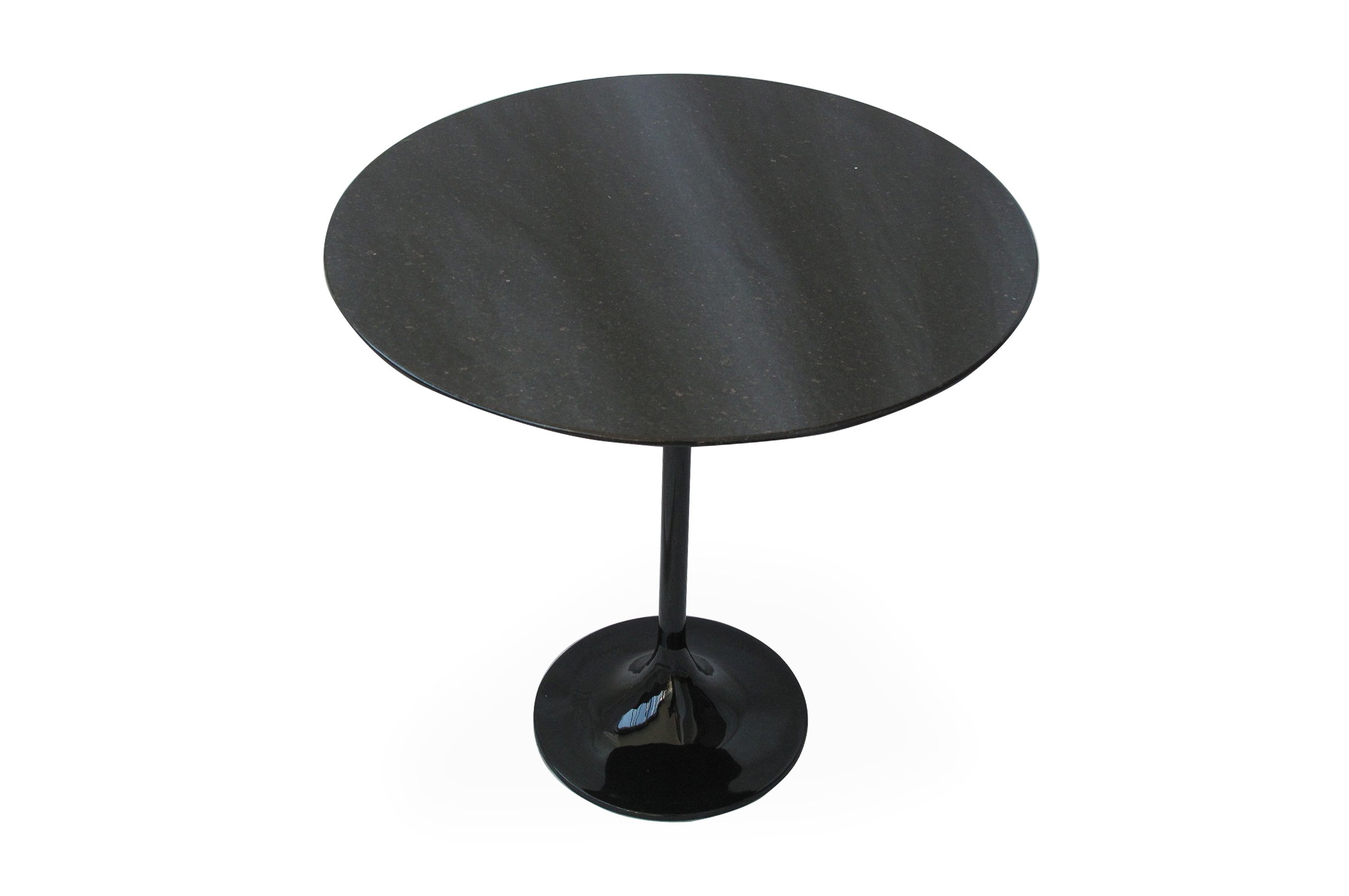 Replica Eero Saarinen Tulip Side Table – Black Granite 2