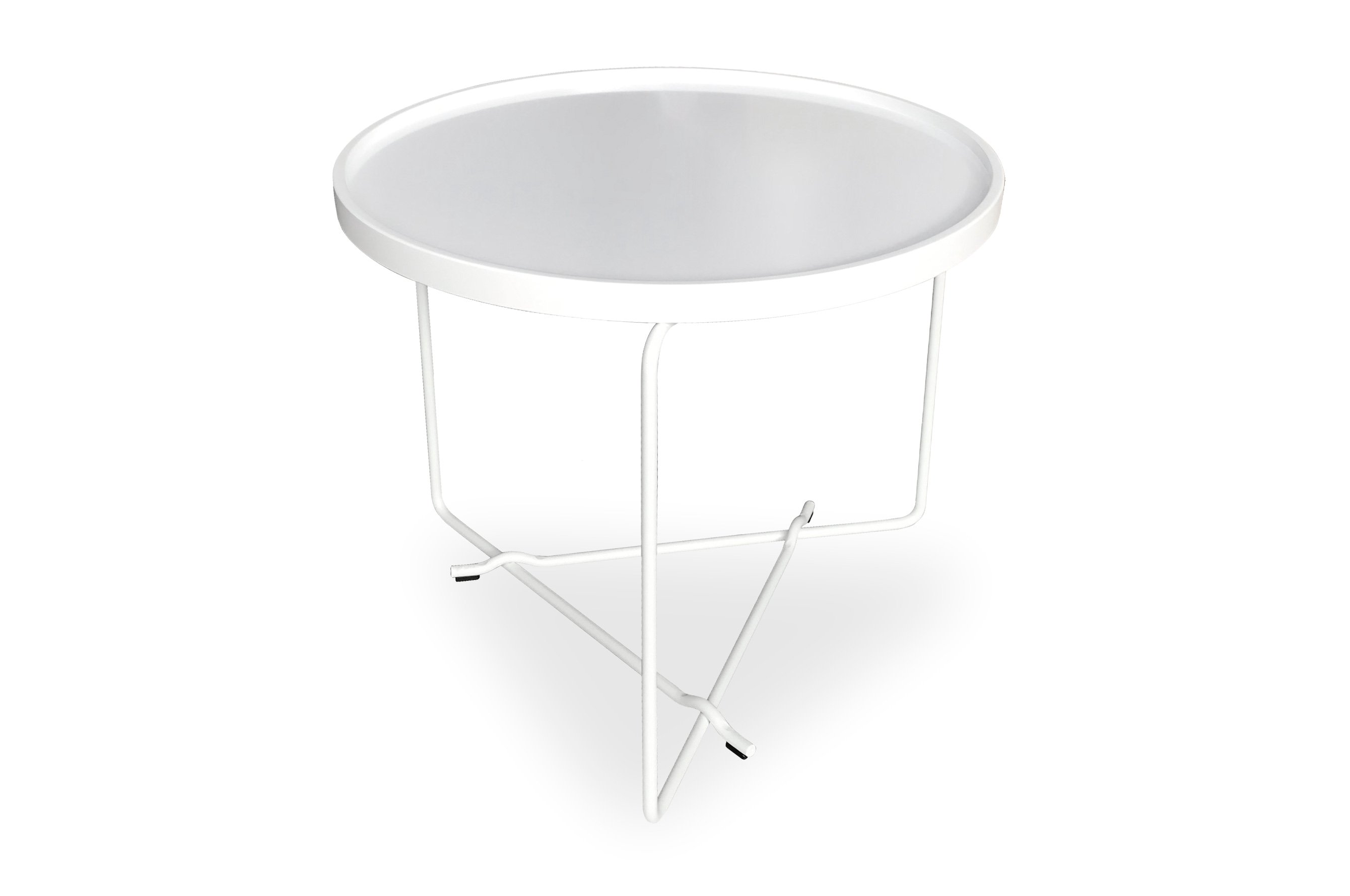 Rod Side Table – White 1