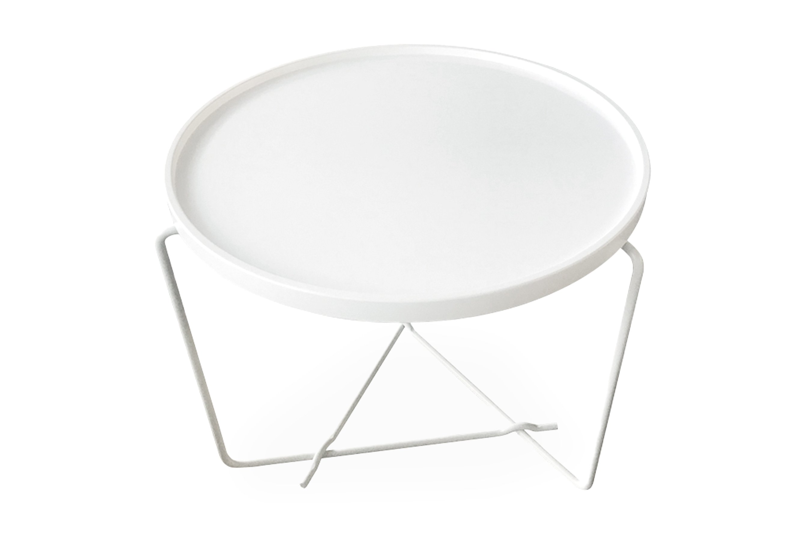 Rod Side Table – White 2