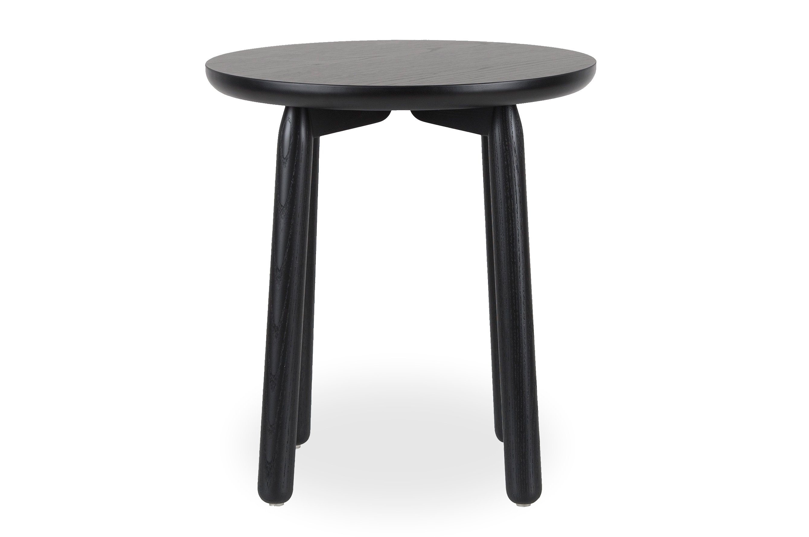 May Round Side Table – Black 1