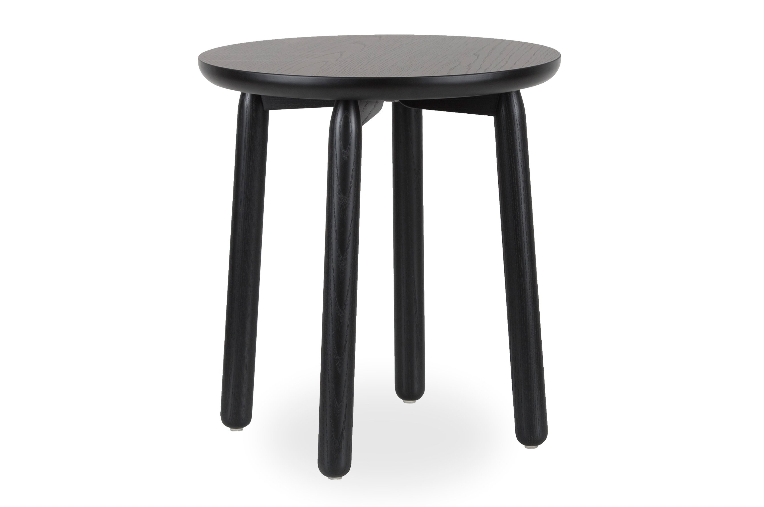 May Round Side Table – Black 2