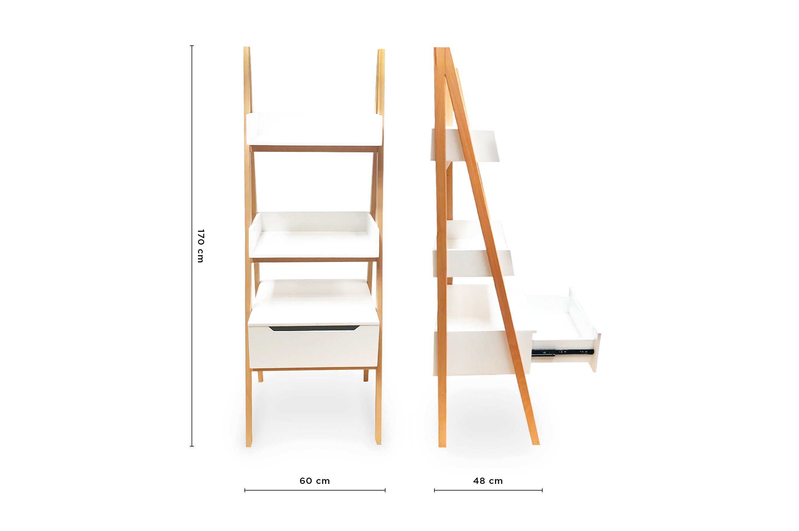 Banff Shelving Unit – Beech 4