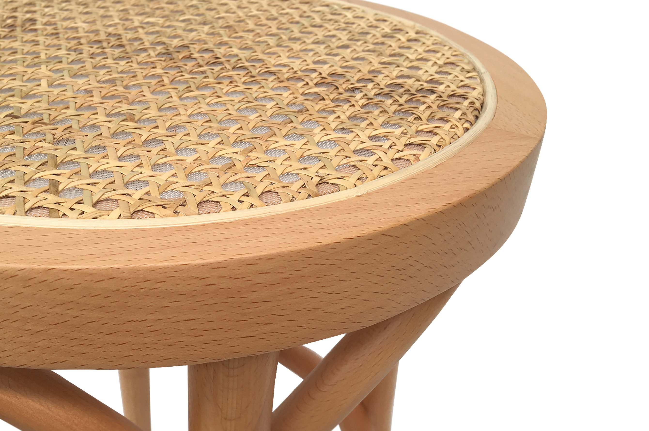 Frida Stool 45cm – Natural/Rattan 4
