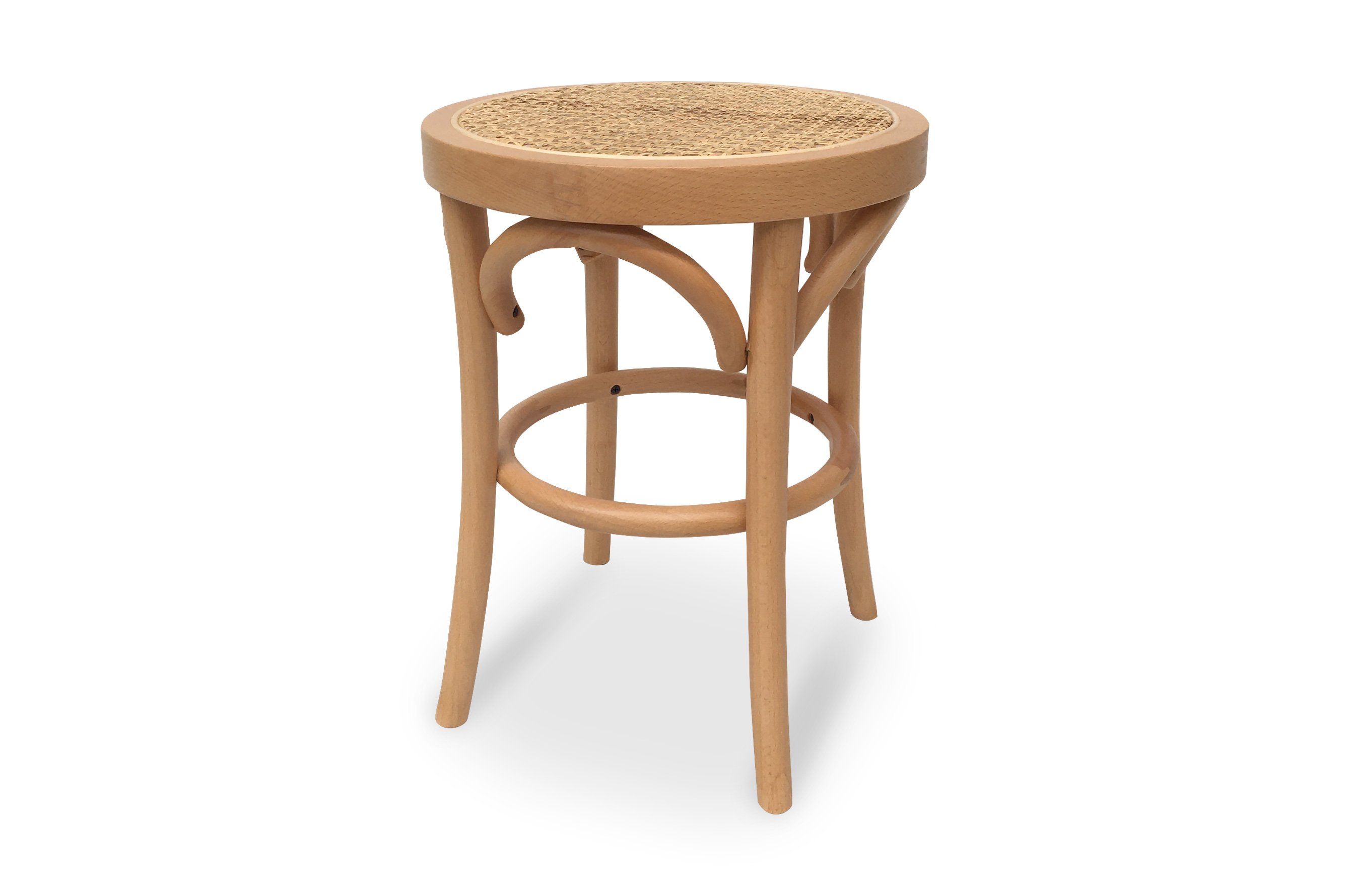 Frida Stool 45cm – Natural/Rattan 3