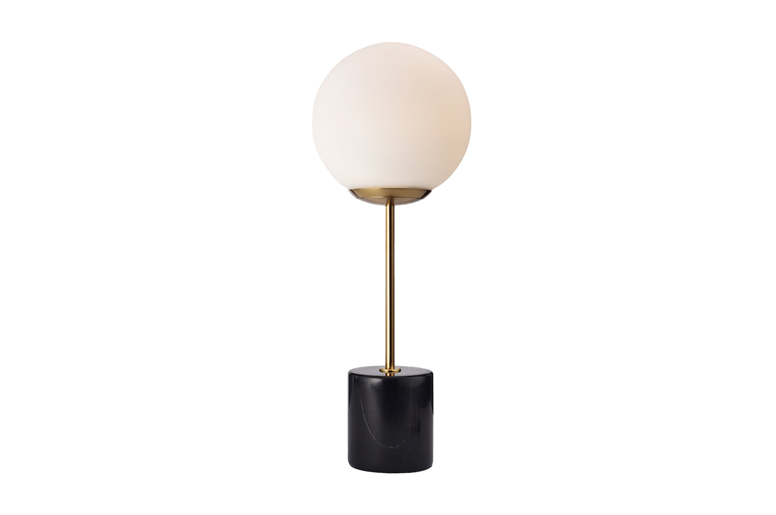 Globe Top Table Lamp – Black Marble 2