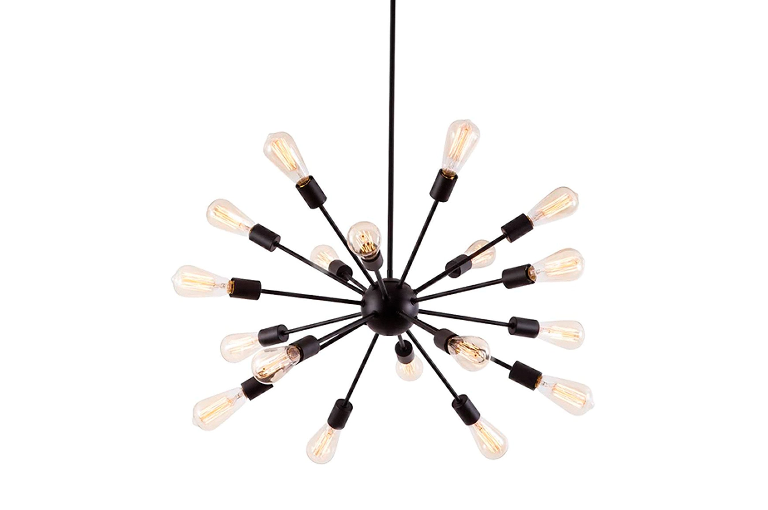 Satellite Pendant Large – Matt Black 1
