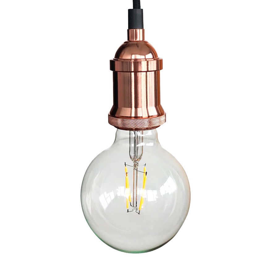 Vintage Hanging Bulb – Rose Gold 12