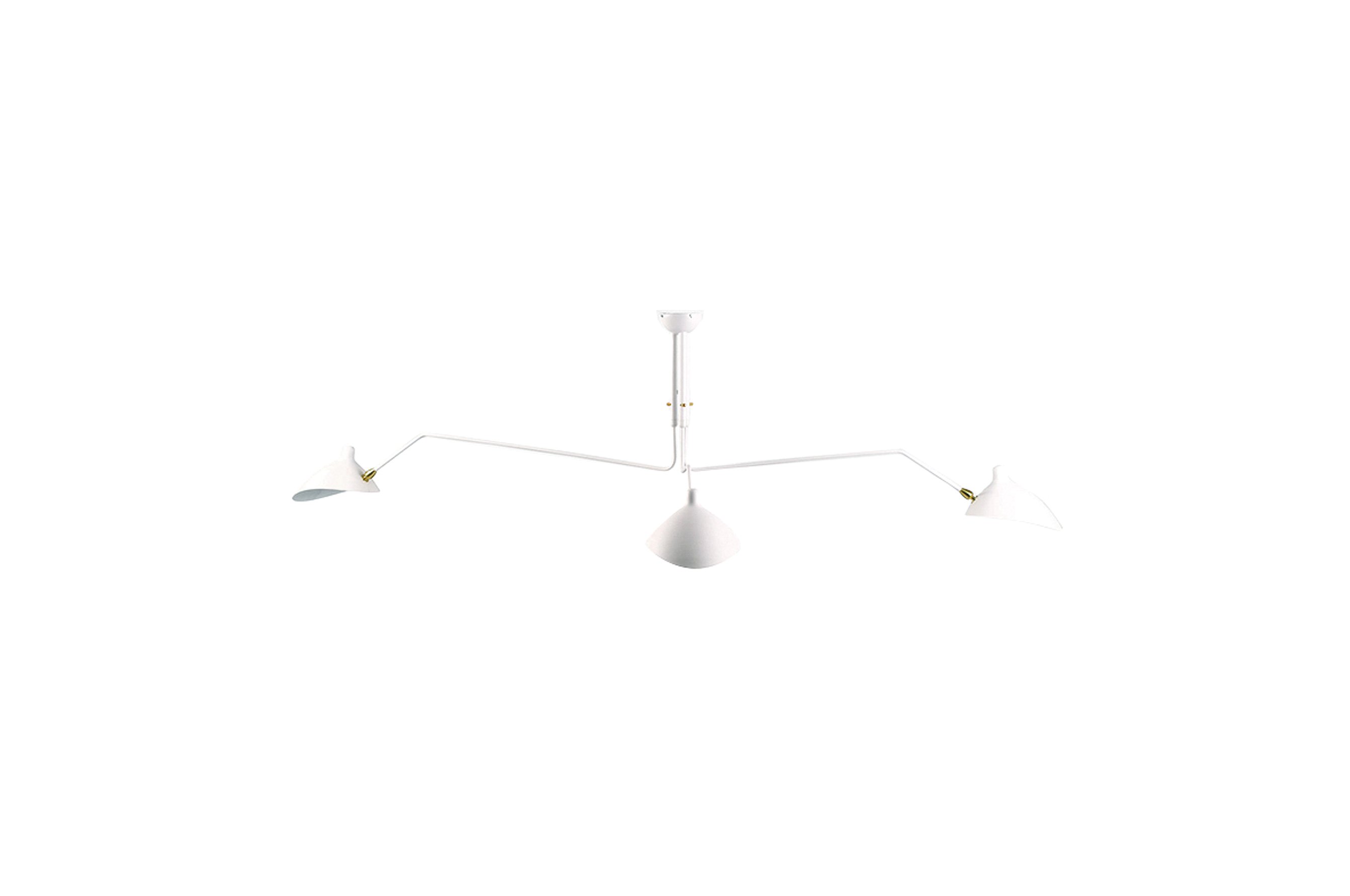 Serge 3 Arm Pendant – White 1