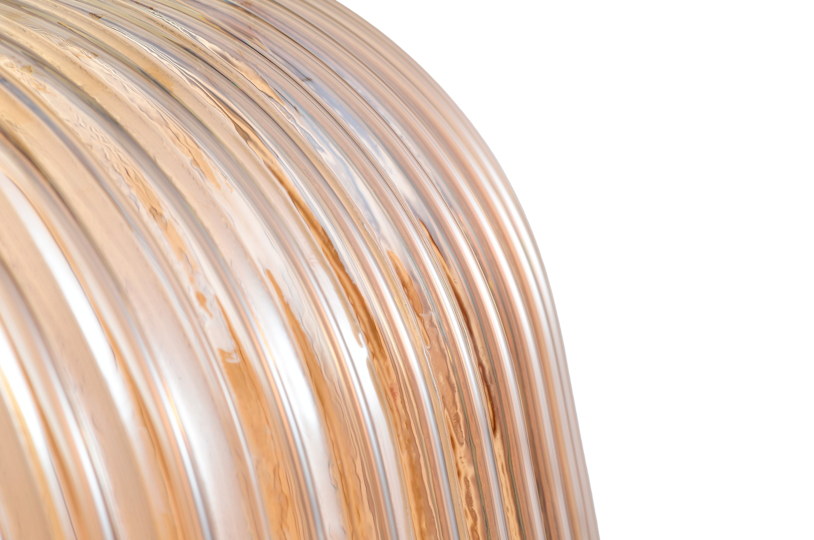 Ripple Glass Pendant A – Amber 5