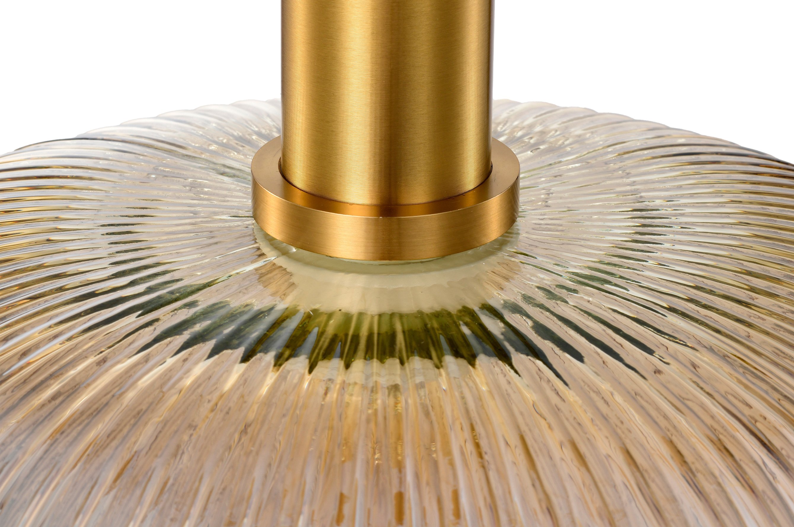 Ripple Glass Pendant A – Amber 3