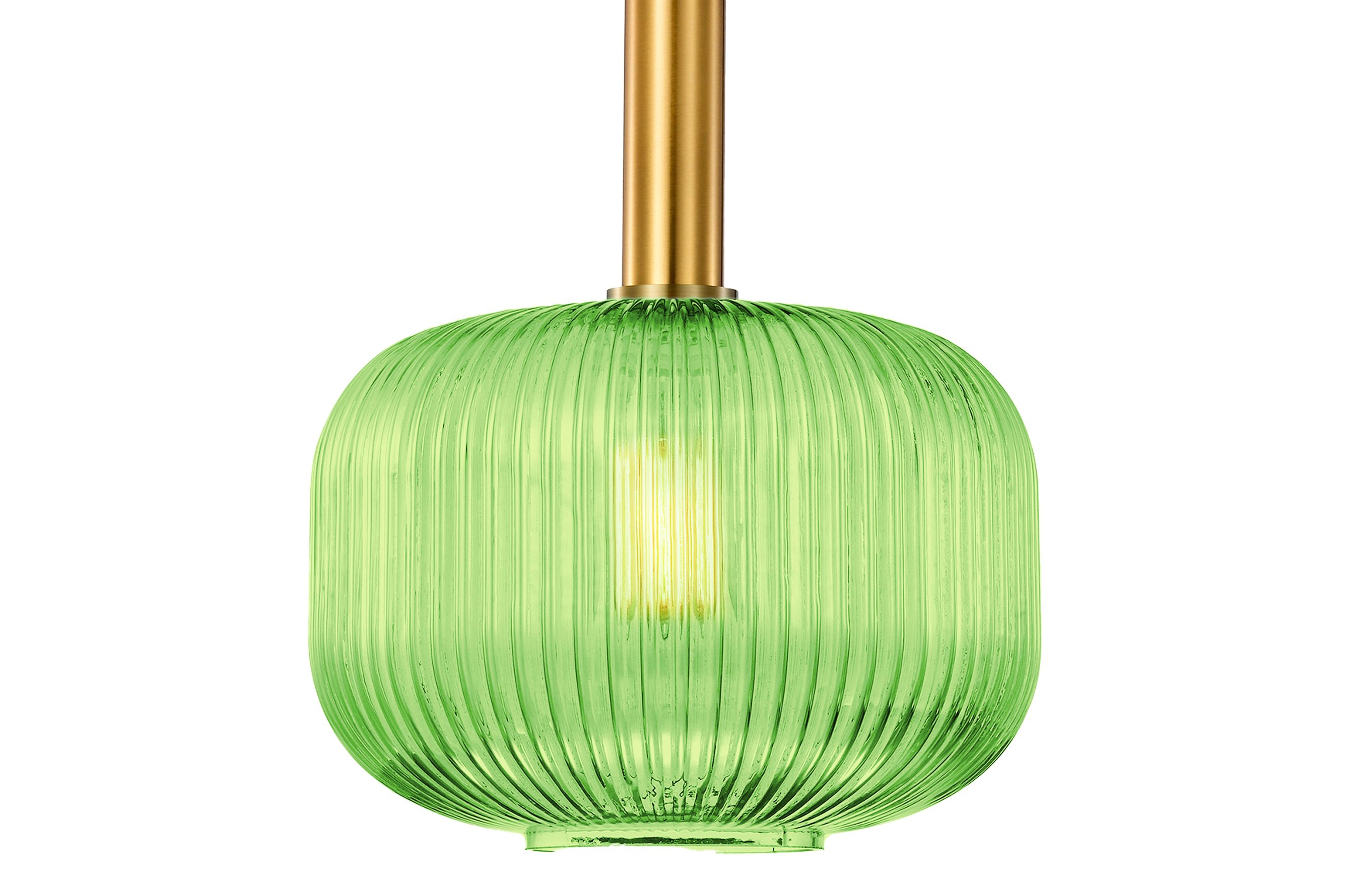 Ripple Glass Pendant A – Green 1