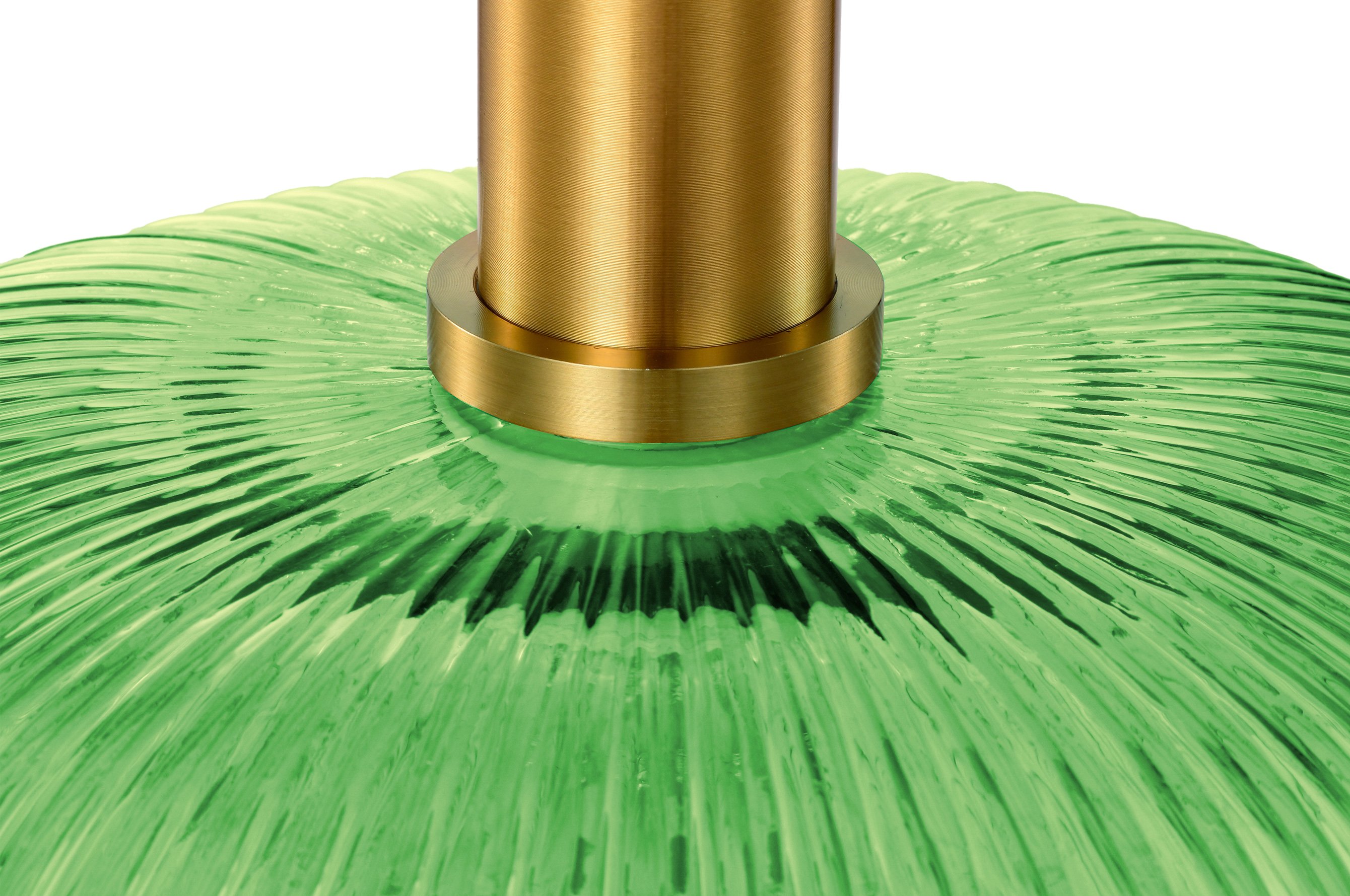 Ripple Glass Pendant A – Green 5