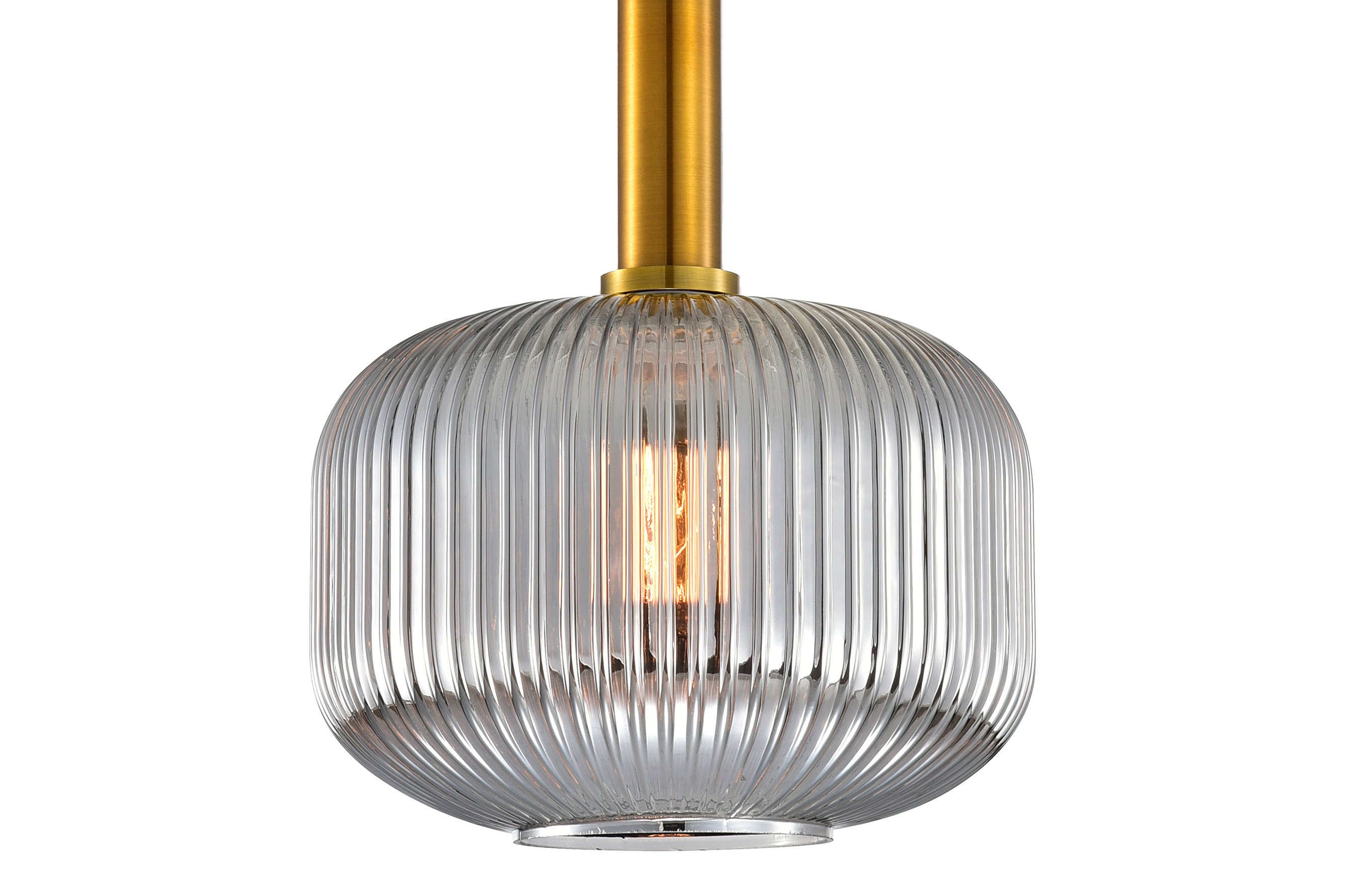 Ripple Glass Pendant A – Silver 1