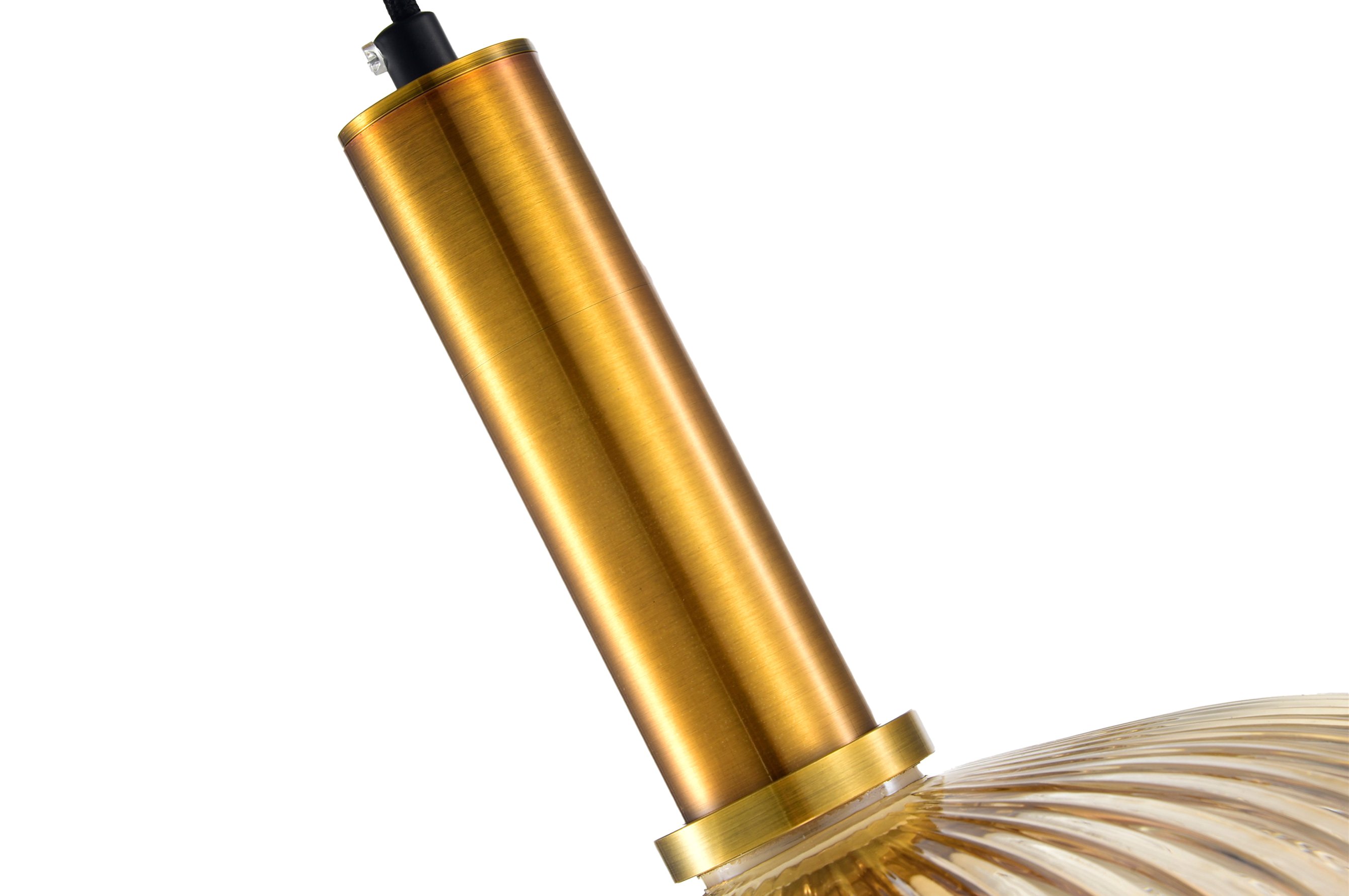 Ripple Glass Pendant B – Amber 7