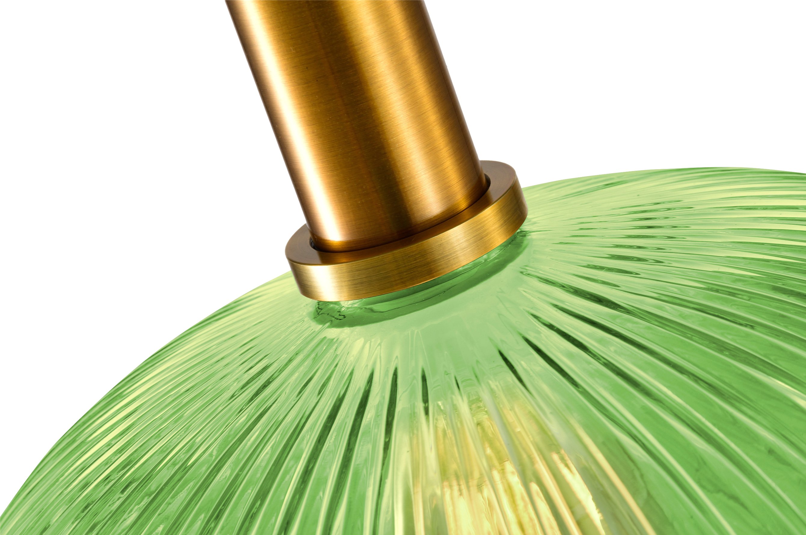 Ripple Glass Pendant B – Green 5