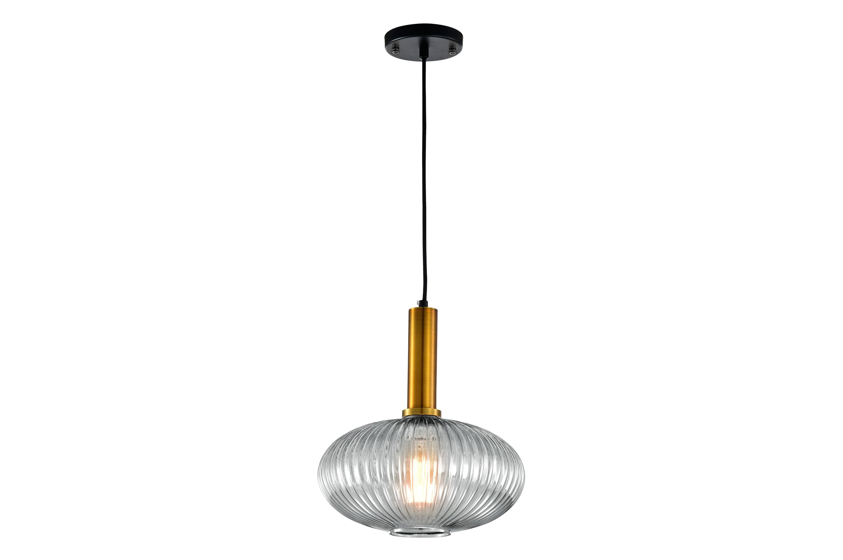 Ripple Glass Pendant B – Silver 2