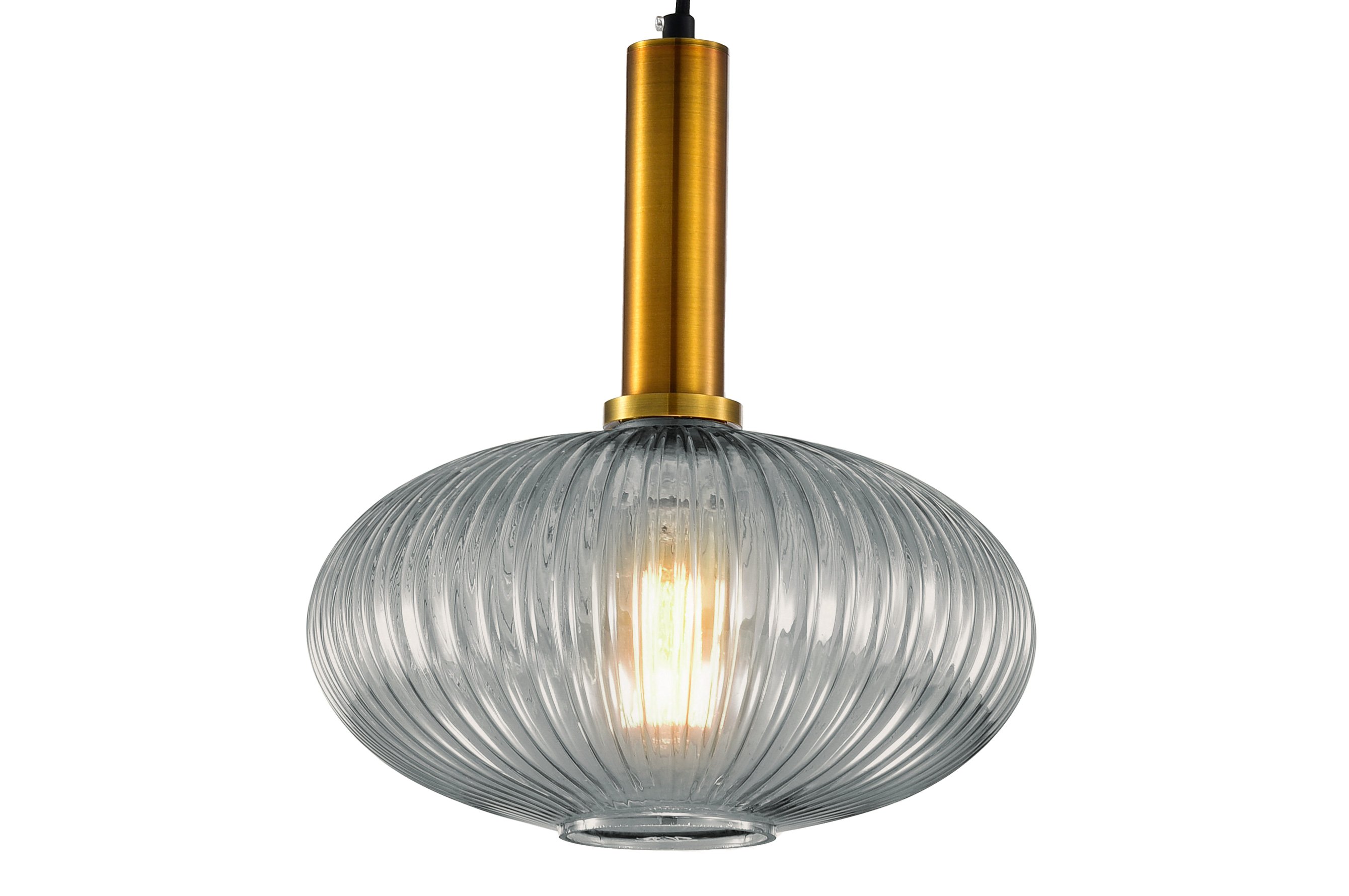 Ripple Glass Pendant B – Silver 1