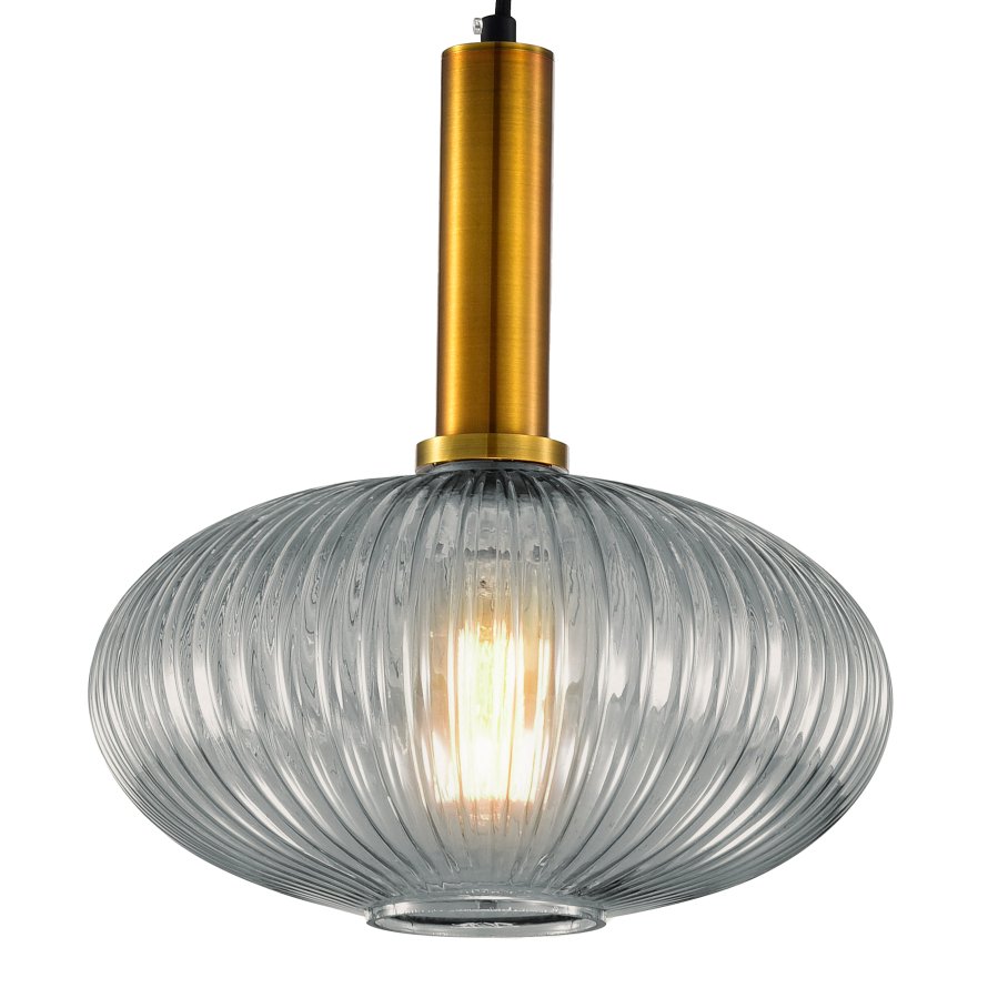 Ripple Glass Pendant B – Silver 10