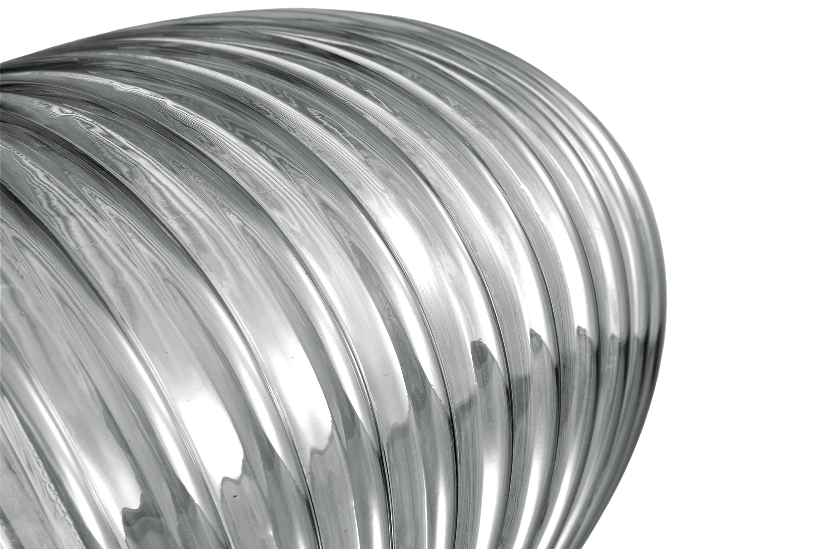 Ripple Glass Pendant B – Silver 4