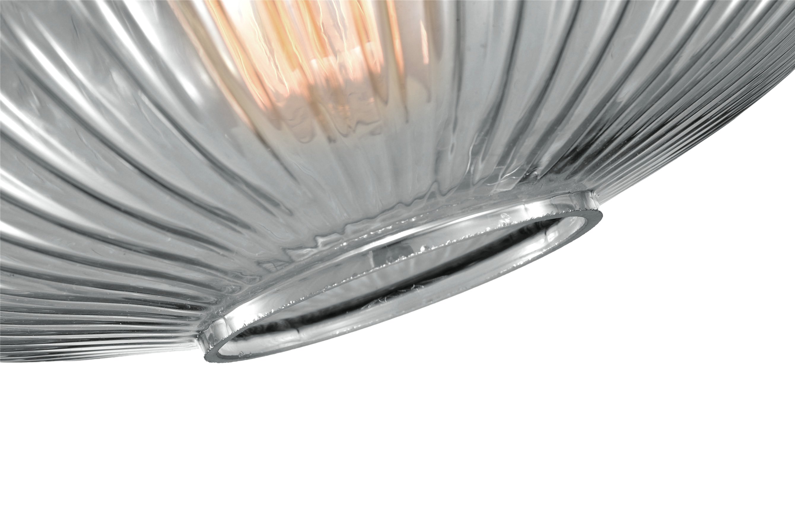 Ripple Glass Pendant B – Silver 6