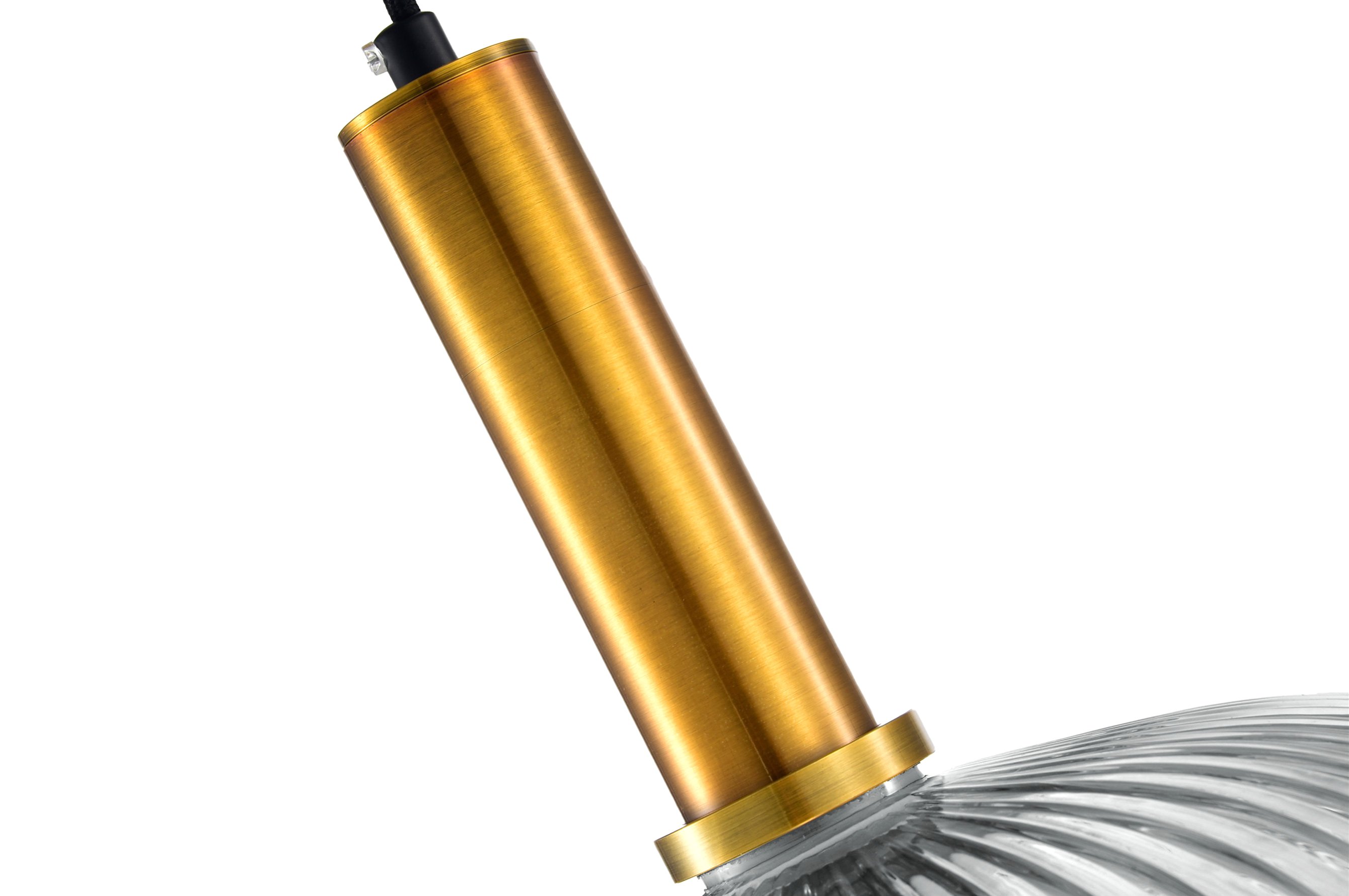 Ripple Glass Pendant B – Silver 7