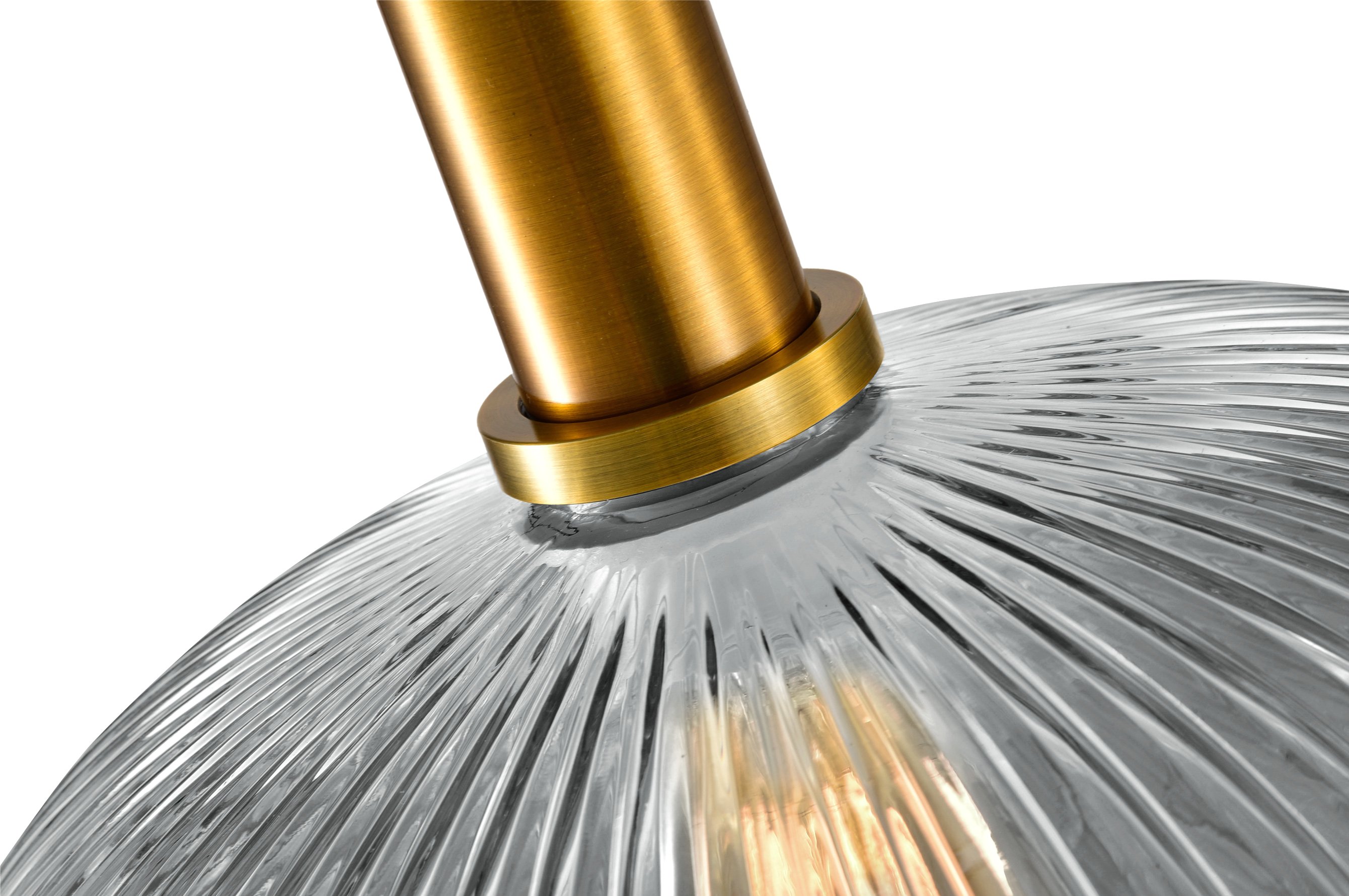 Ripple Glass Pendant B – Silver 5