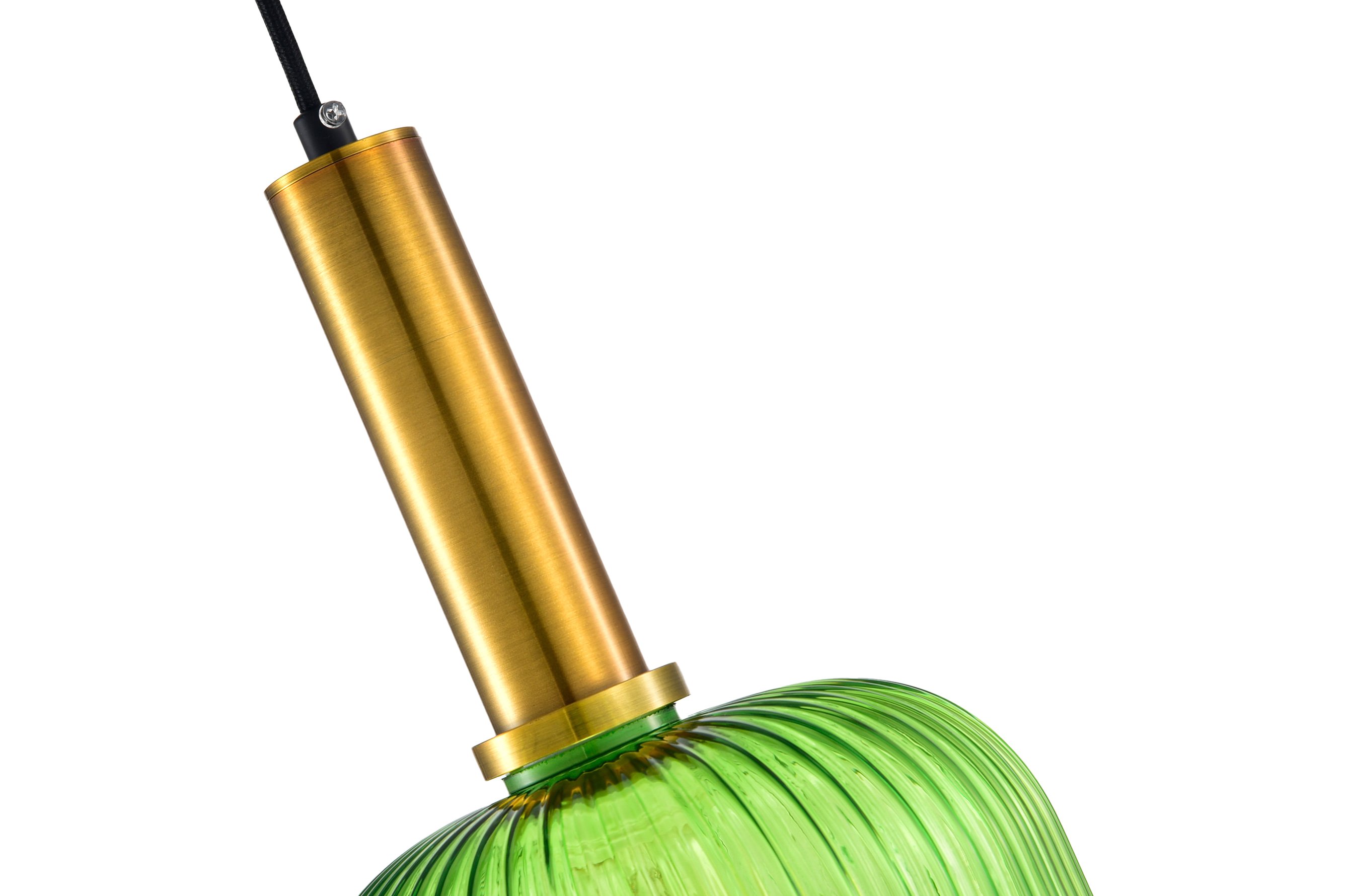 Ripple Glass Pendant C – Green 7
