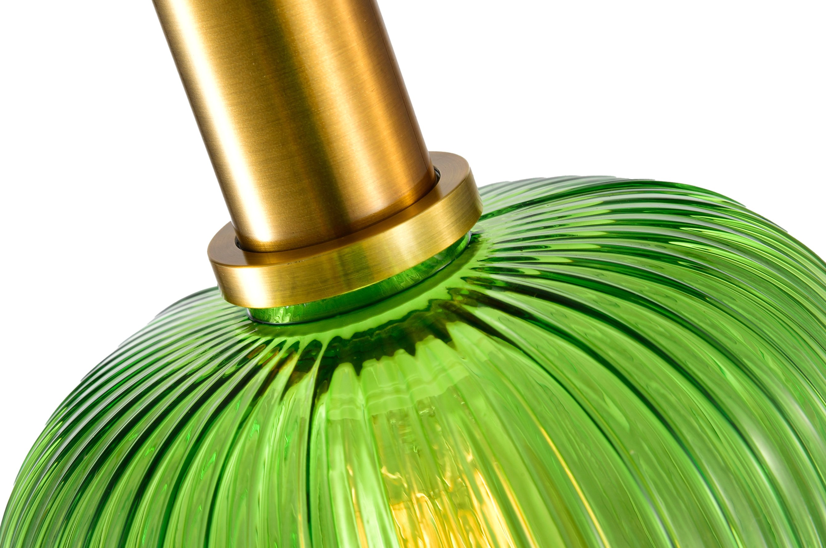 Ripple Glass Pendant C – Green 5