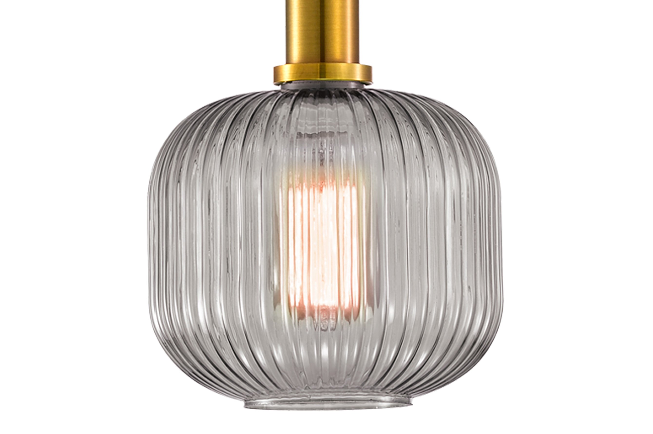 Ripple Glass Pendant C – Silver 1