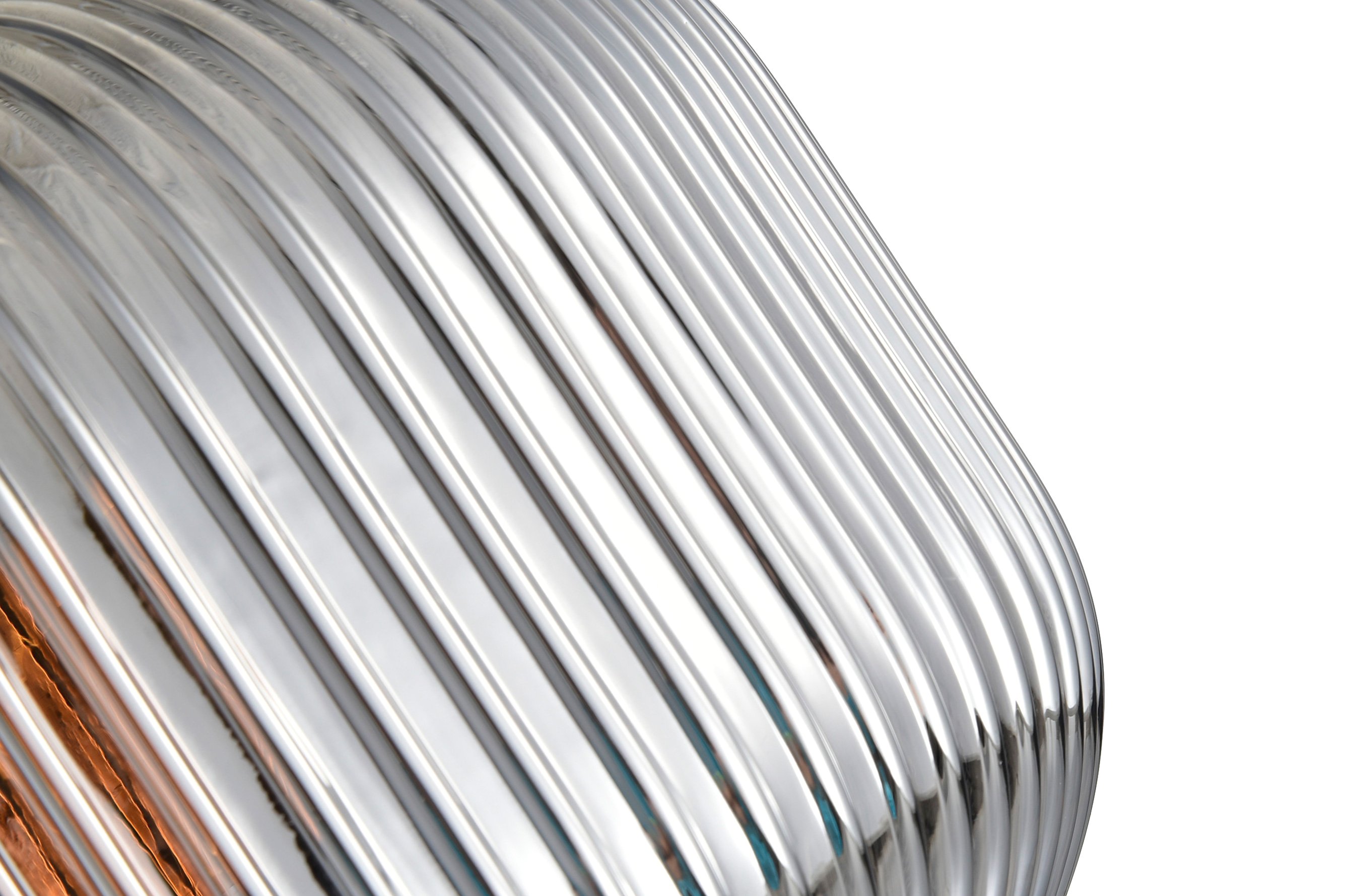 Ripple Glass Pendant C – Silver 4