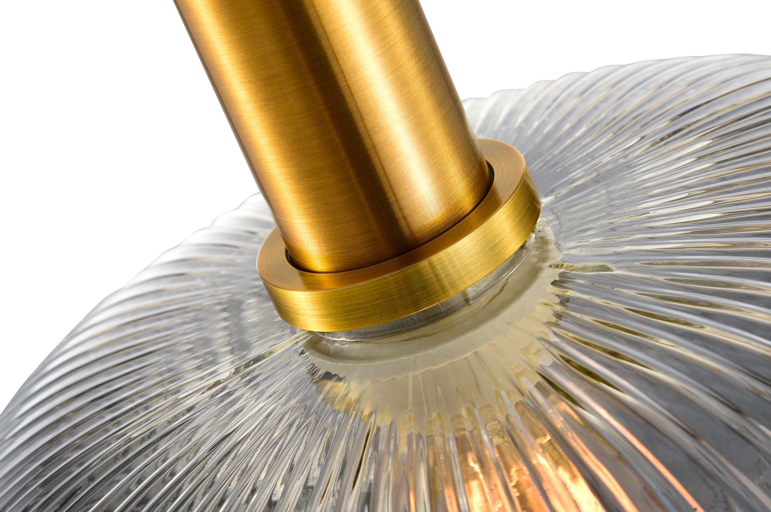 Ripple Glass Pendant C – Silver 5