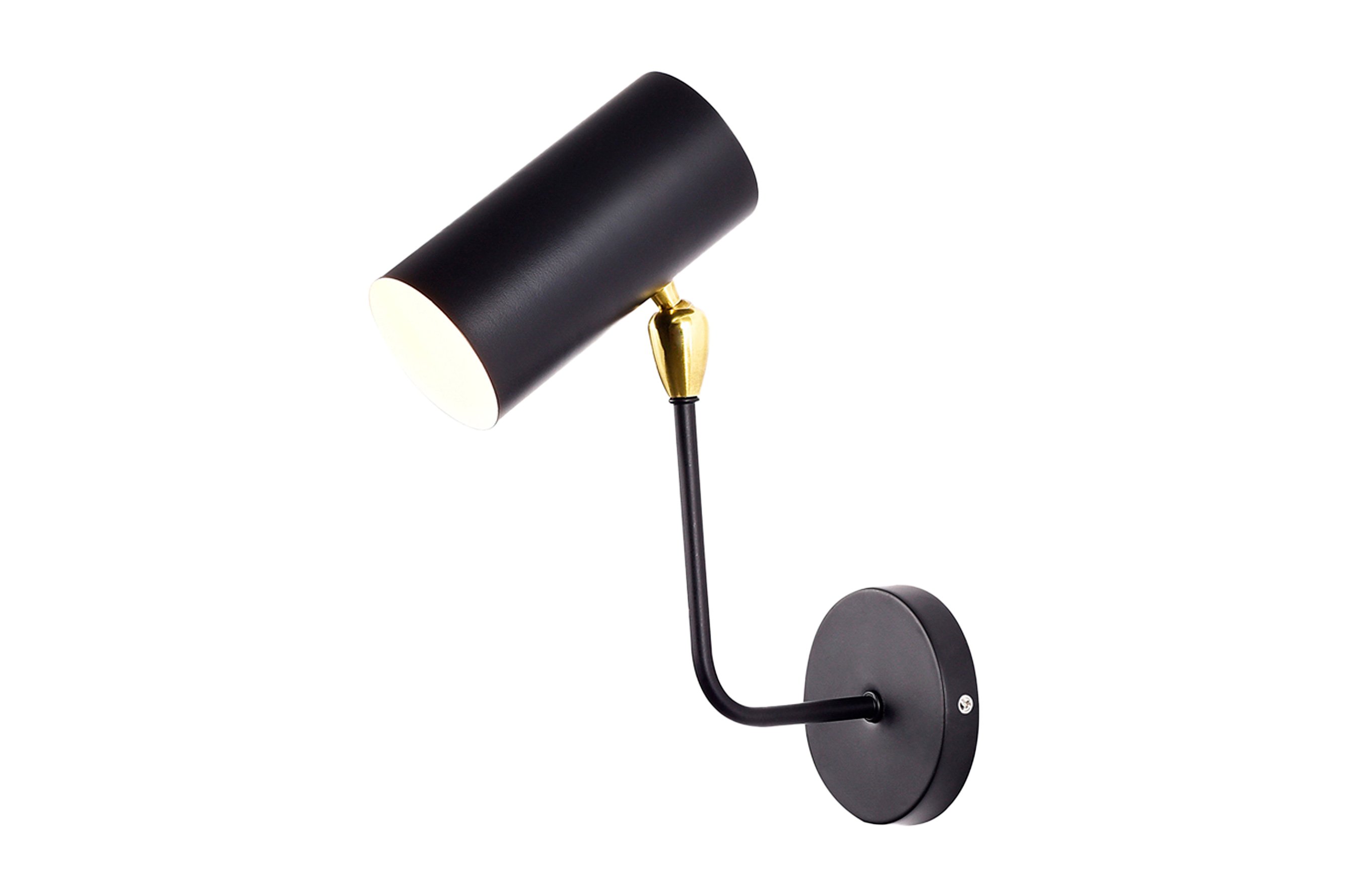 Cylinder Wall Lamp – Black – Black 1