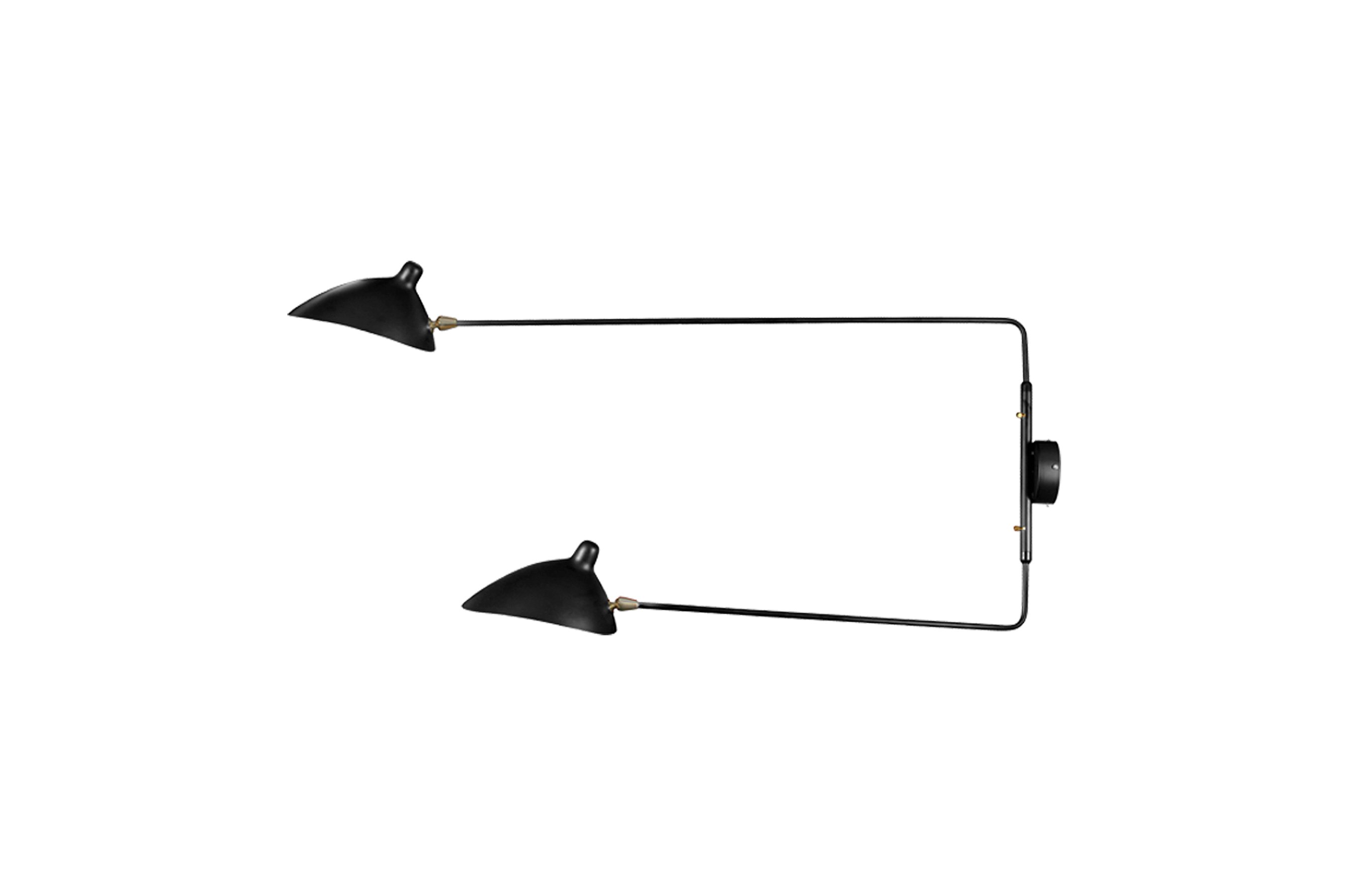 Serge 2 Arm Wall Lamp 1