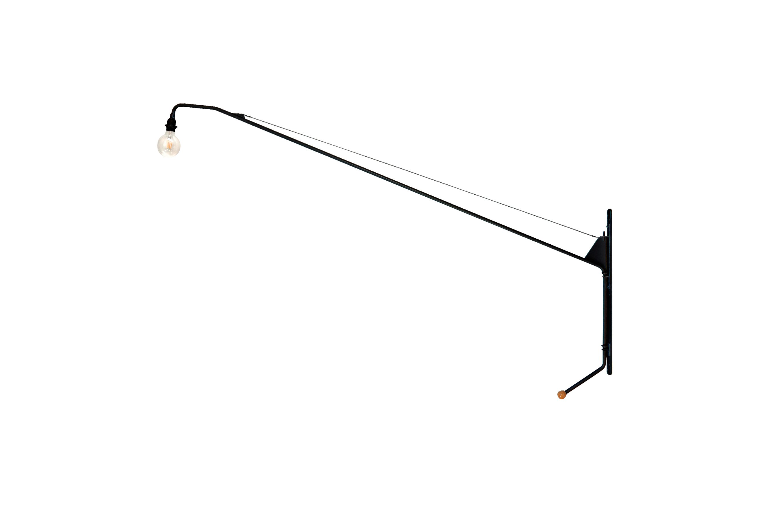 Swan Wall Lamp – Black 1