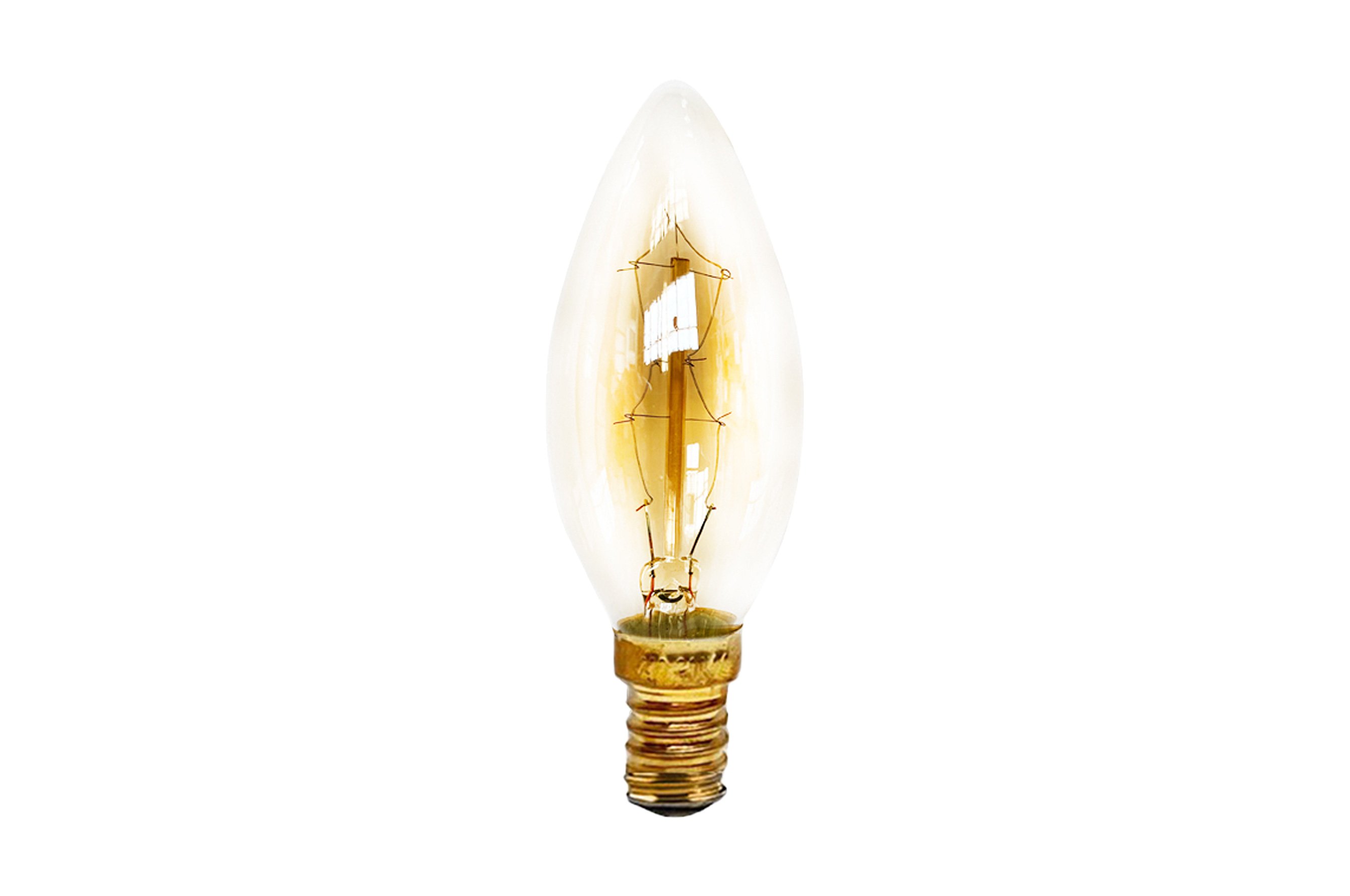 Vintage Filament Candle Bulb – E27 – 40W 1