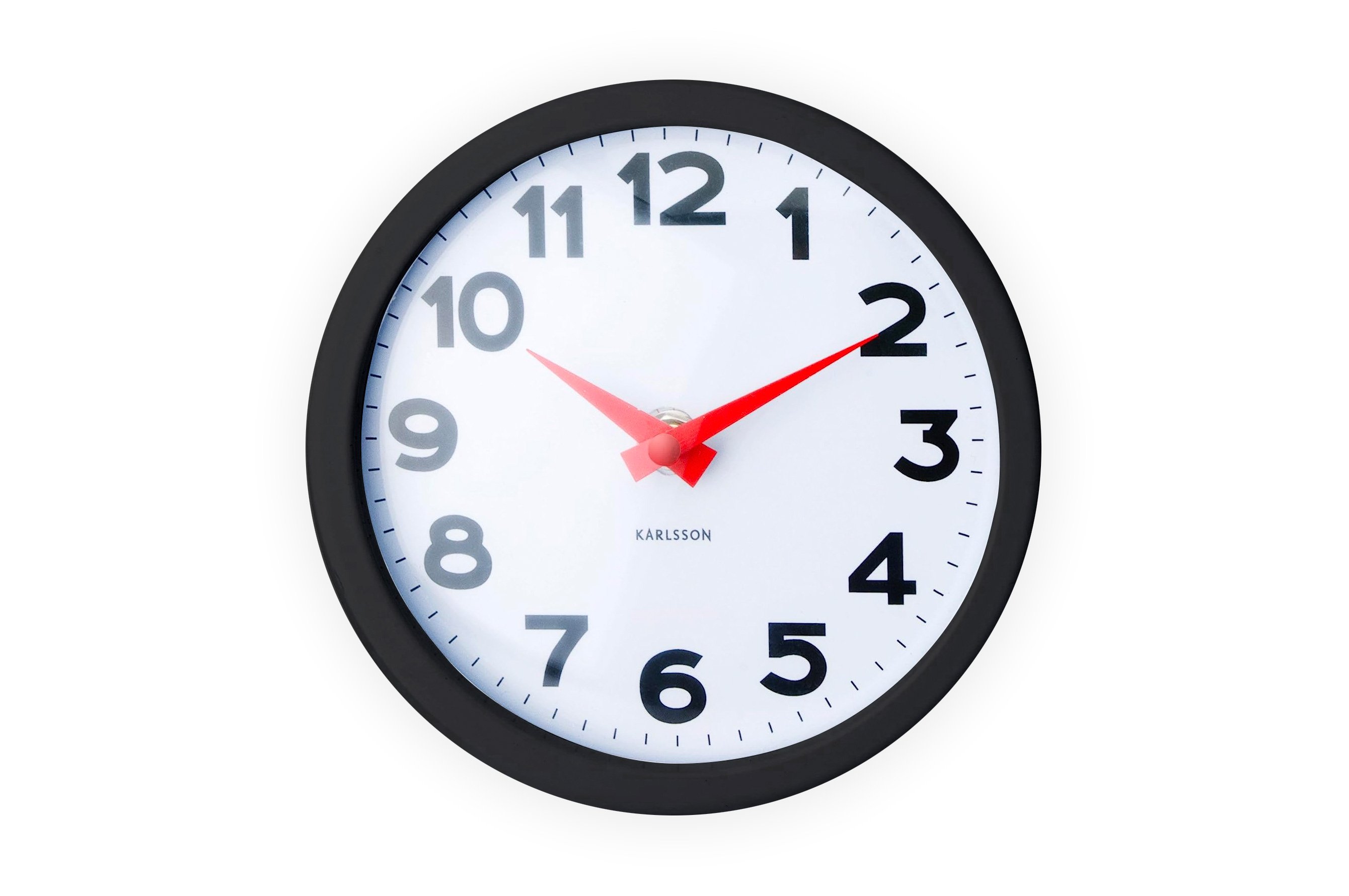 Wall Clock Never Out – Black 1