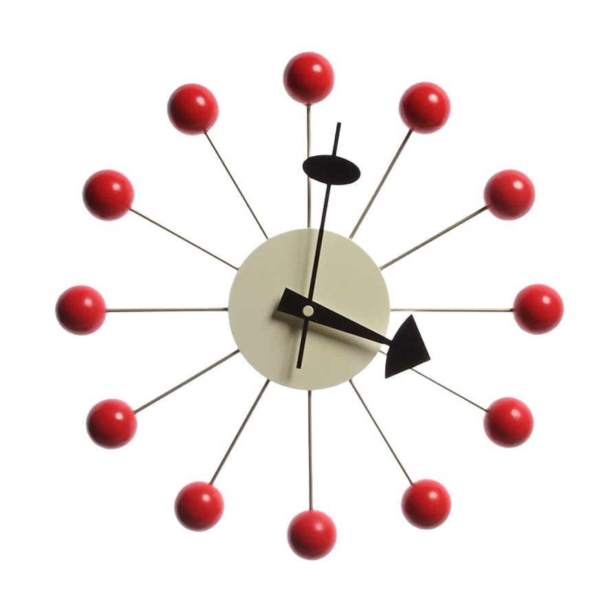 Replica George Nelson Ball Wall Clock – Red 11