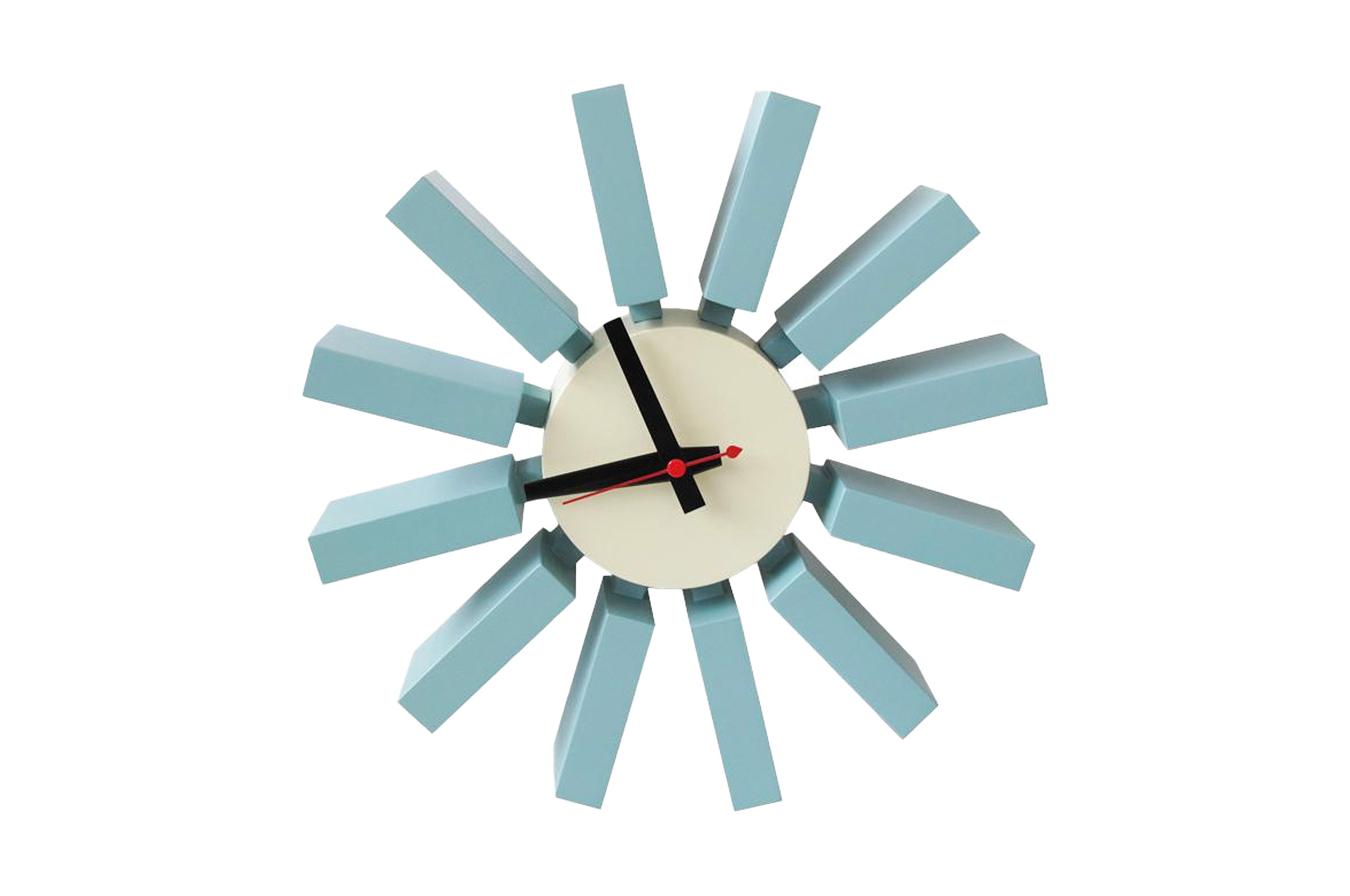 Replica George Nelson Block Clock – Blue 1