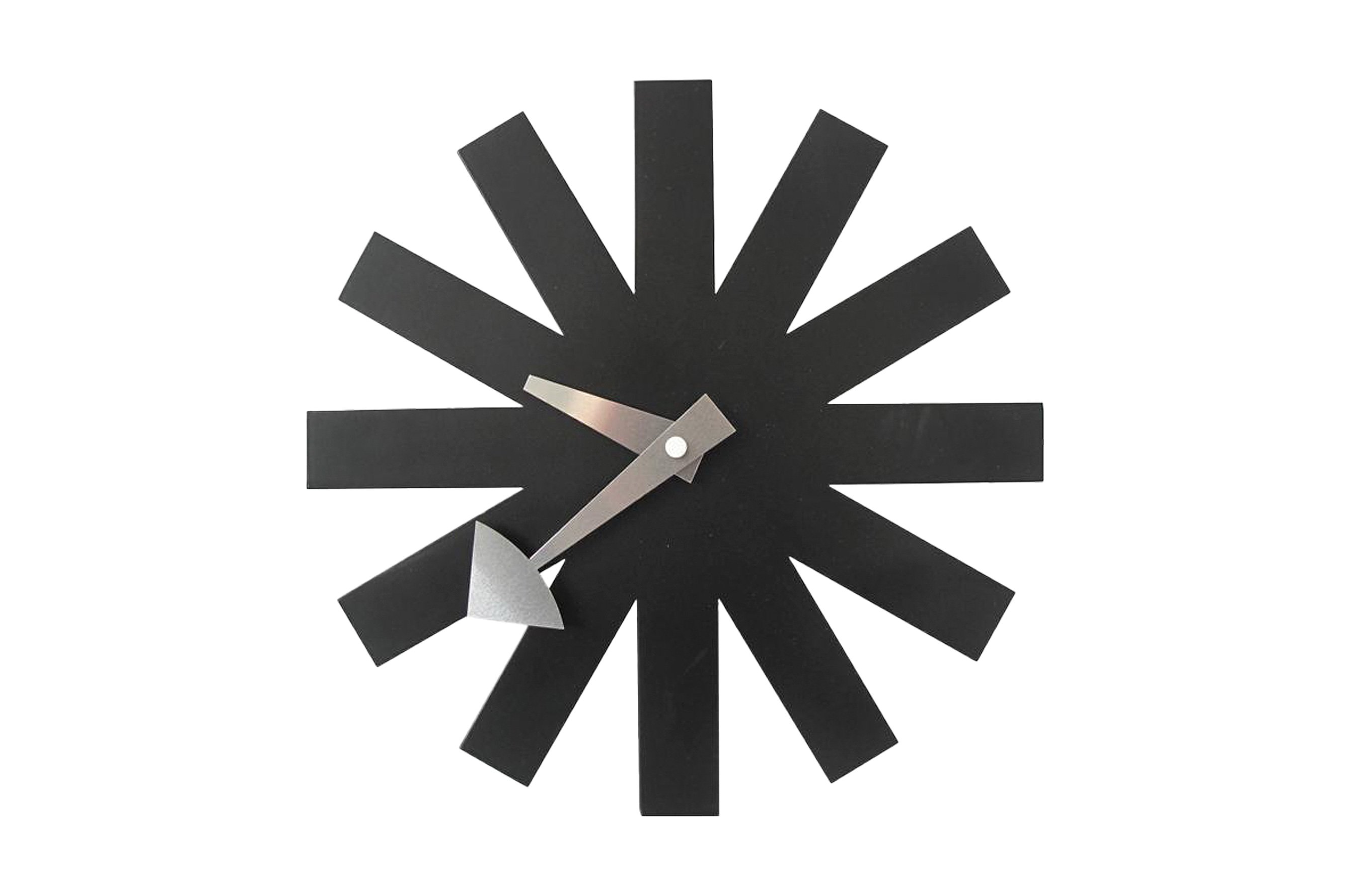 Replica George Nelson Asterisk Wall Clock – Black 1