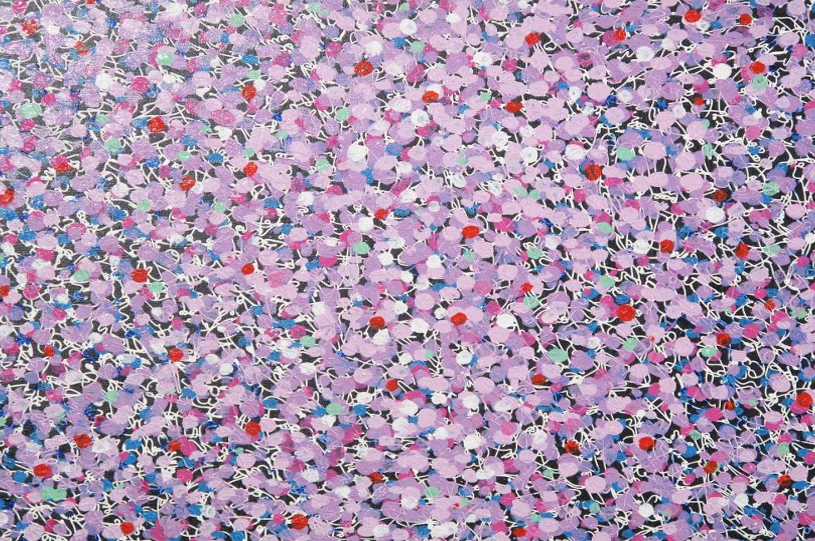 Purple Multi Speckle Painting 2
